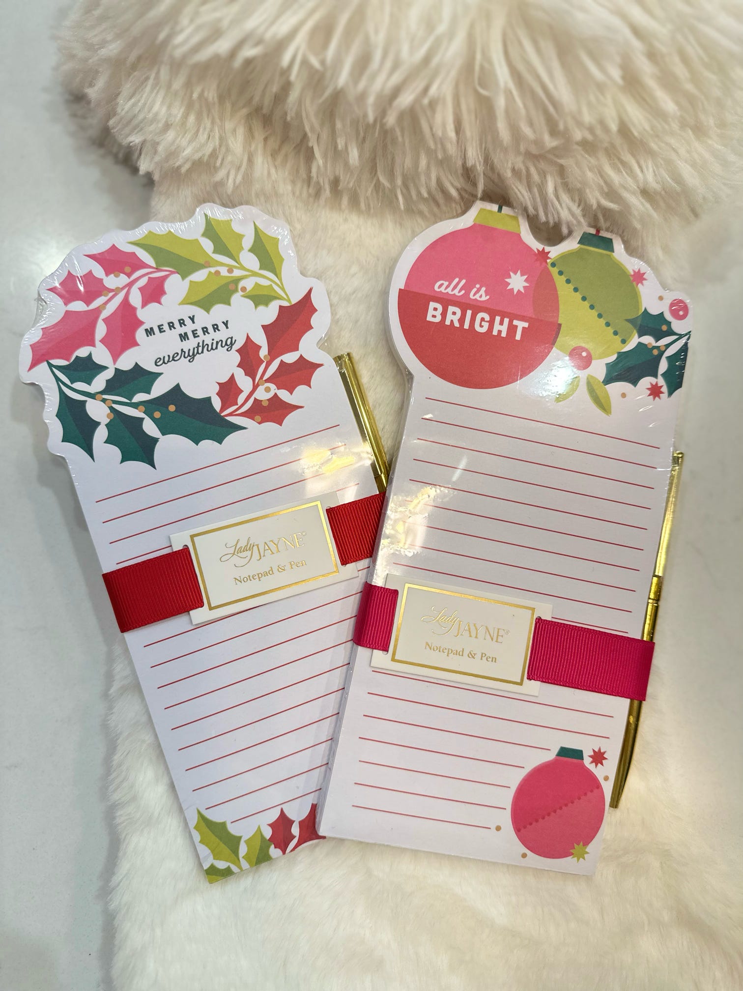Holiday Note Pad & Pen - Final Sale