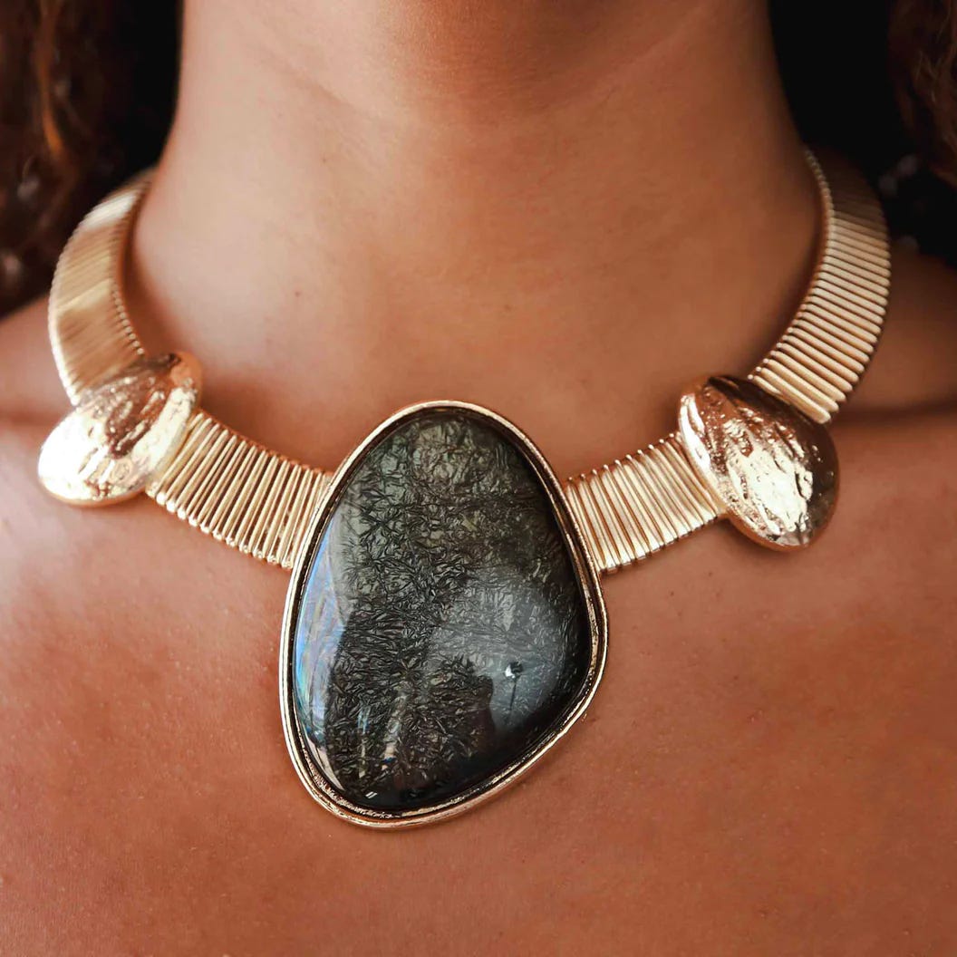 Cleo Stone Necklace