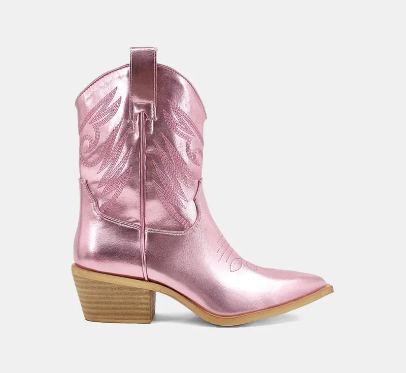 Pink Cowgirl Boots - Final Sale