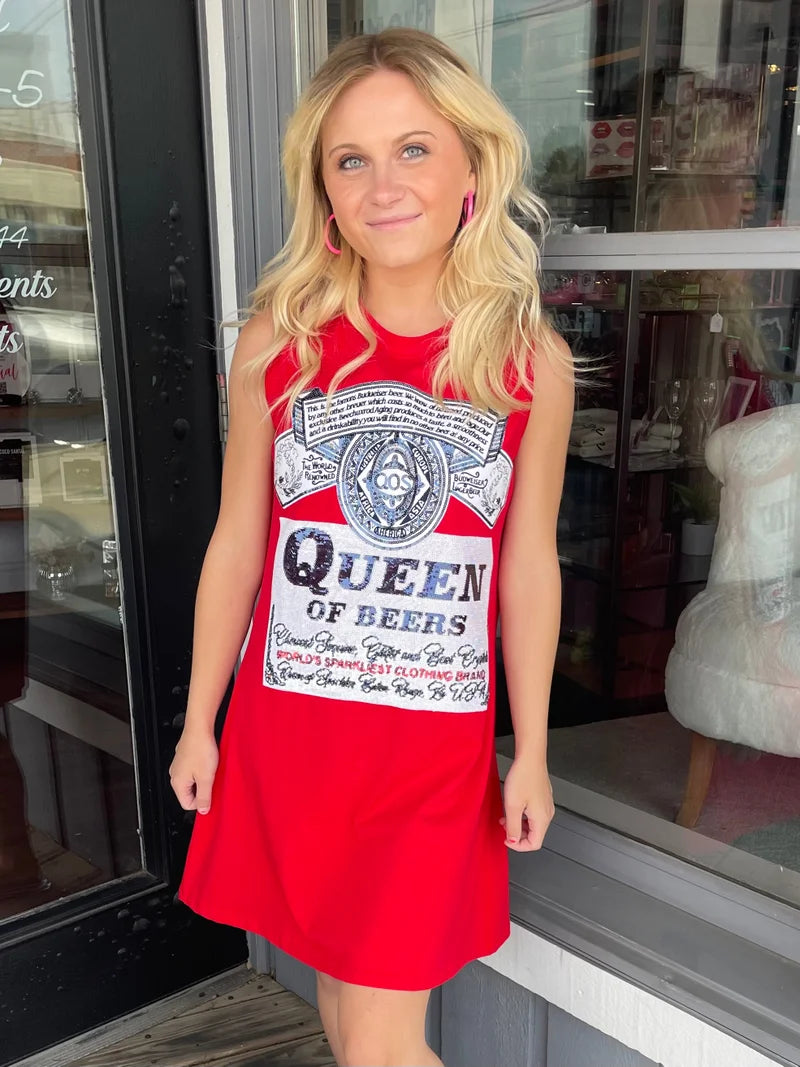 “Queen of Beers” Red Dress