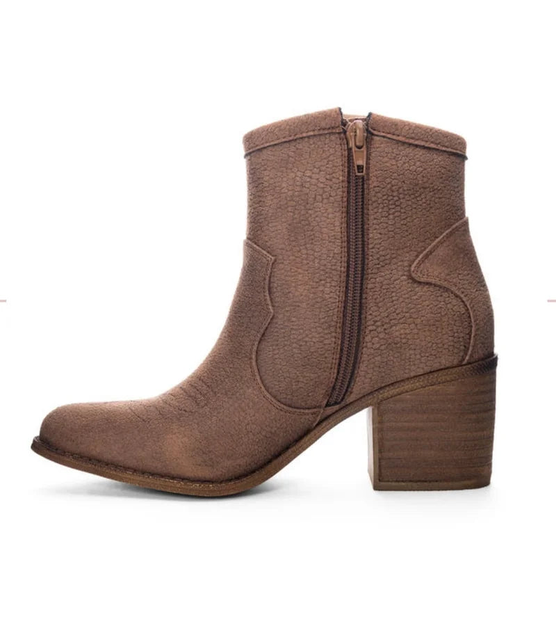 Brown Snake Bootie