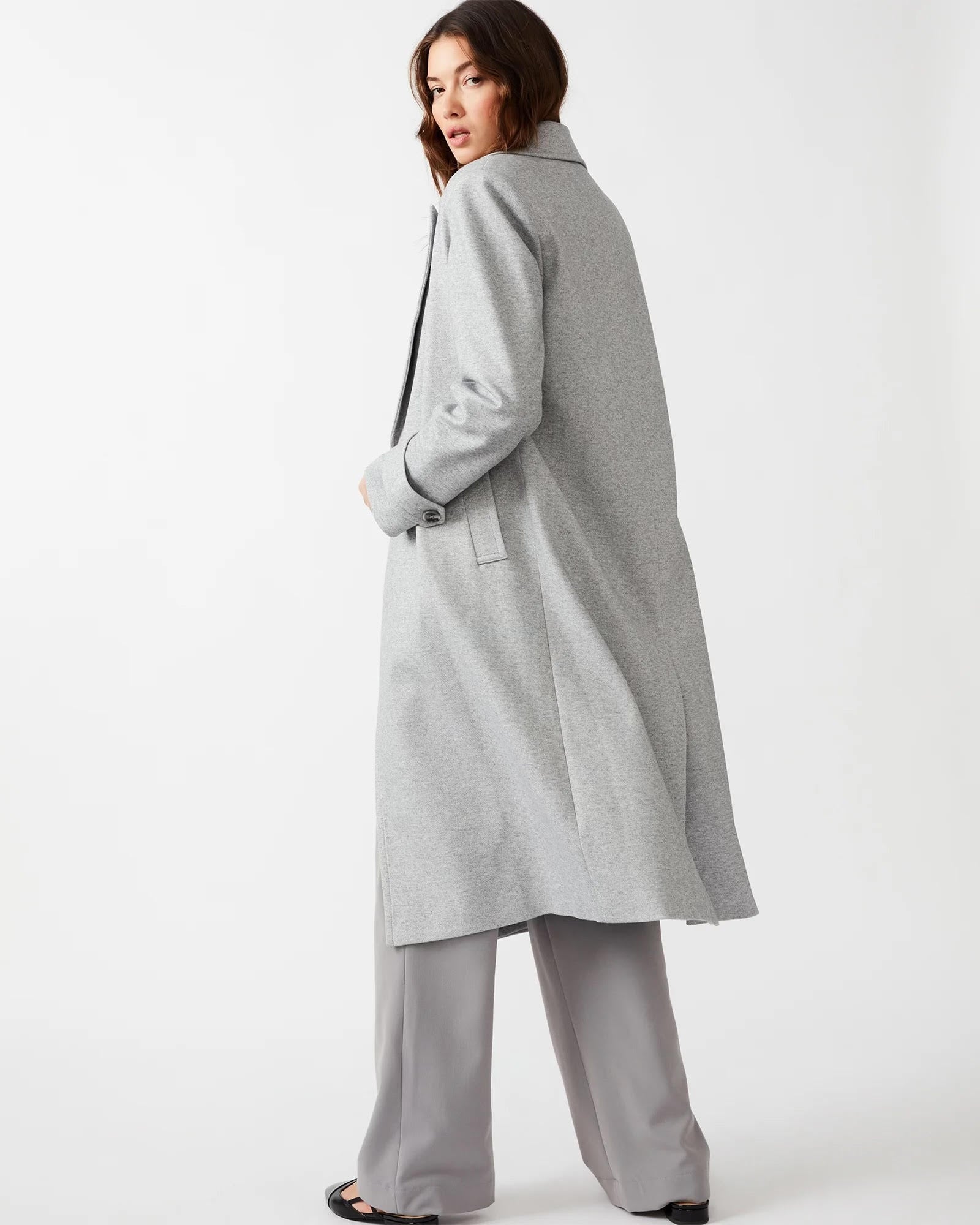 Light Gray Trench Coat - Final Sale