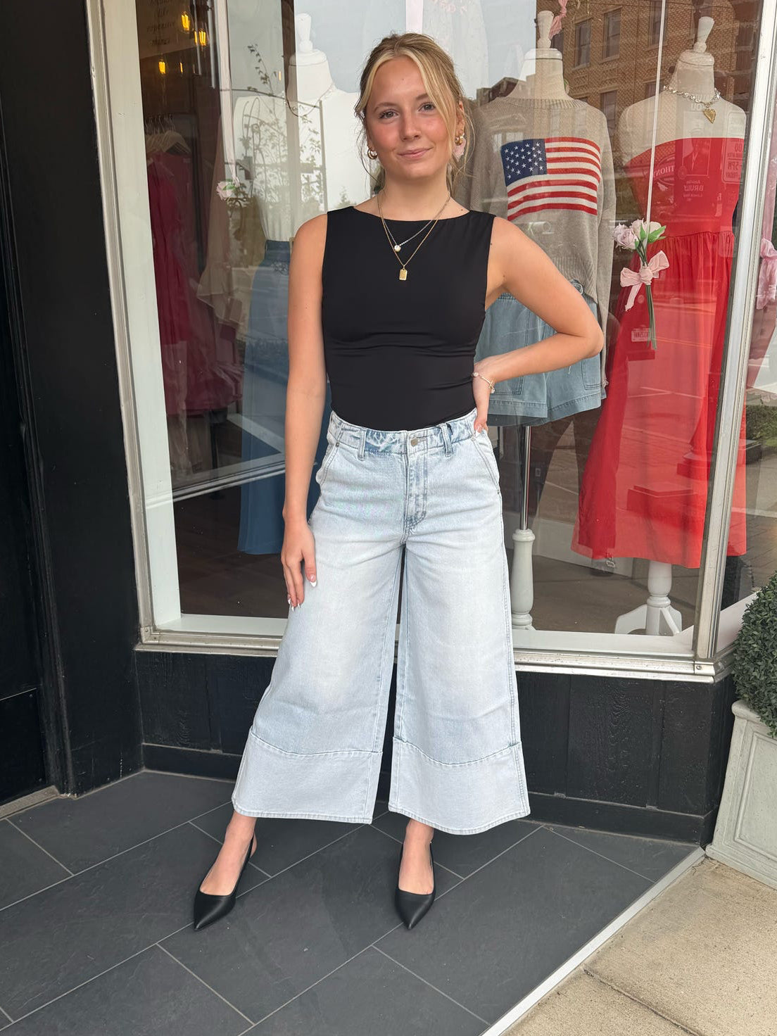 Addie Cuffed Gaucho