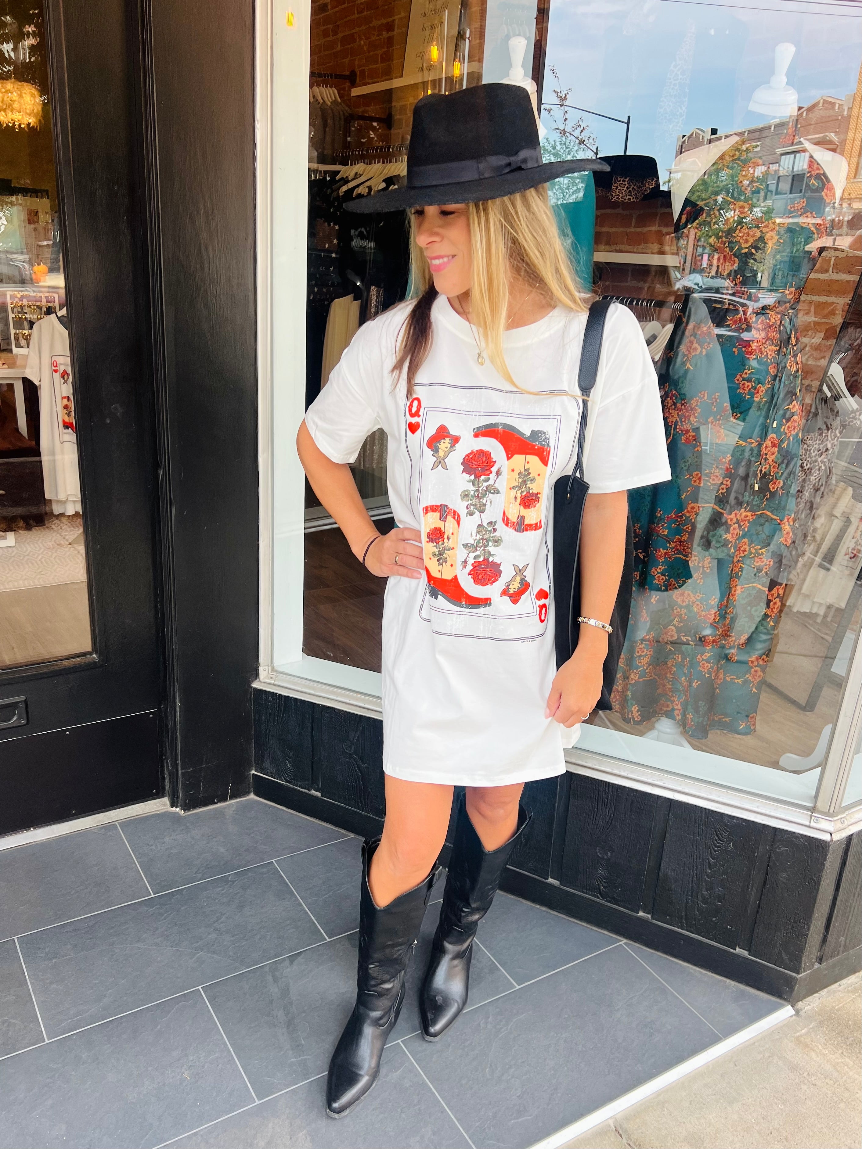 Queen of Hearts T-Shirt Dress