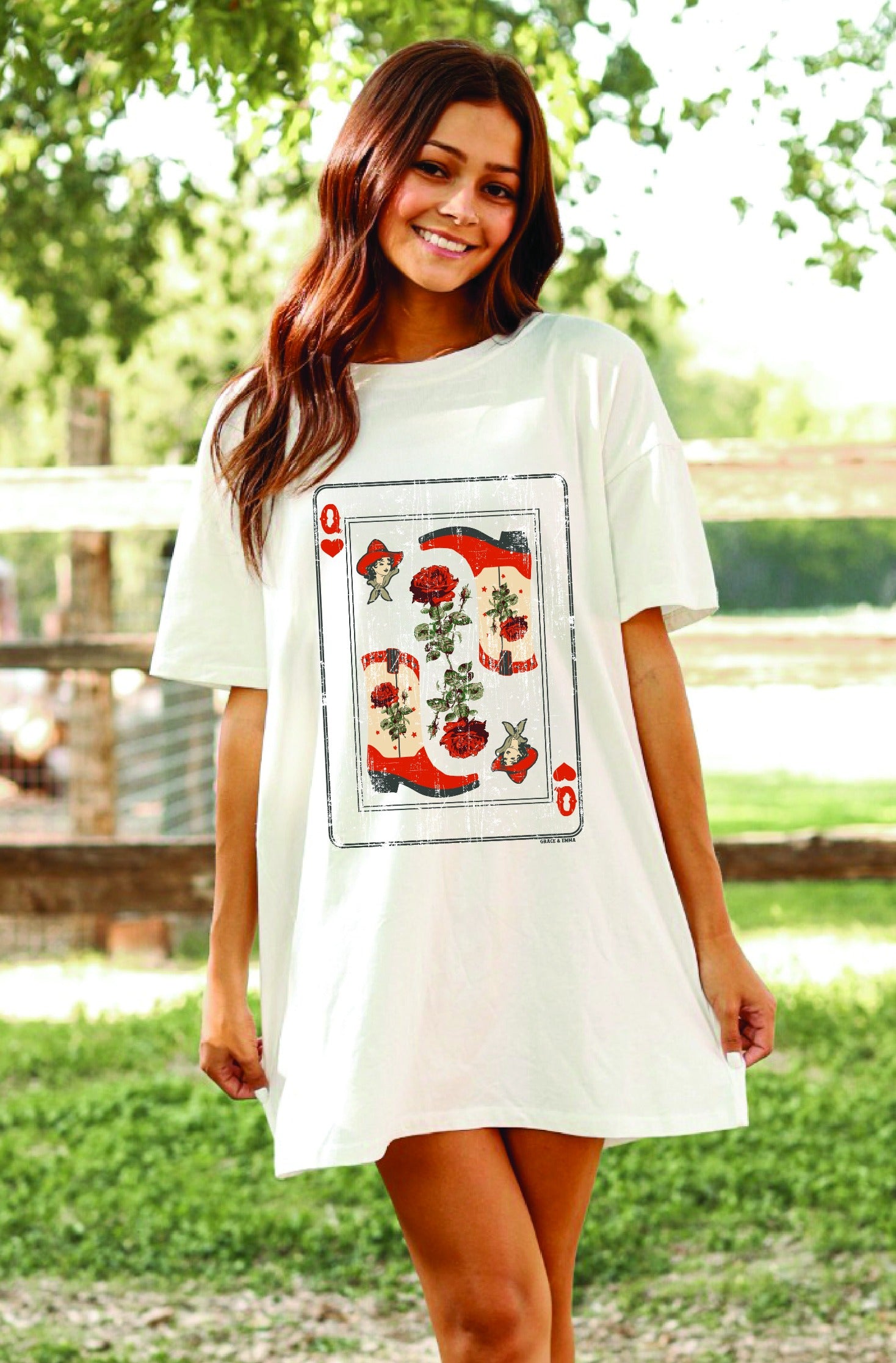 Queen of Hearts T-Shirt Dress