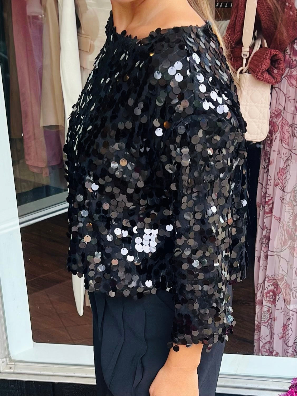 FINAL SALE Stella Sequin Top