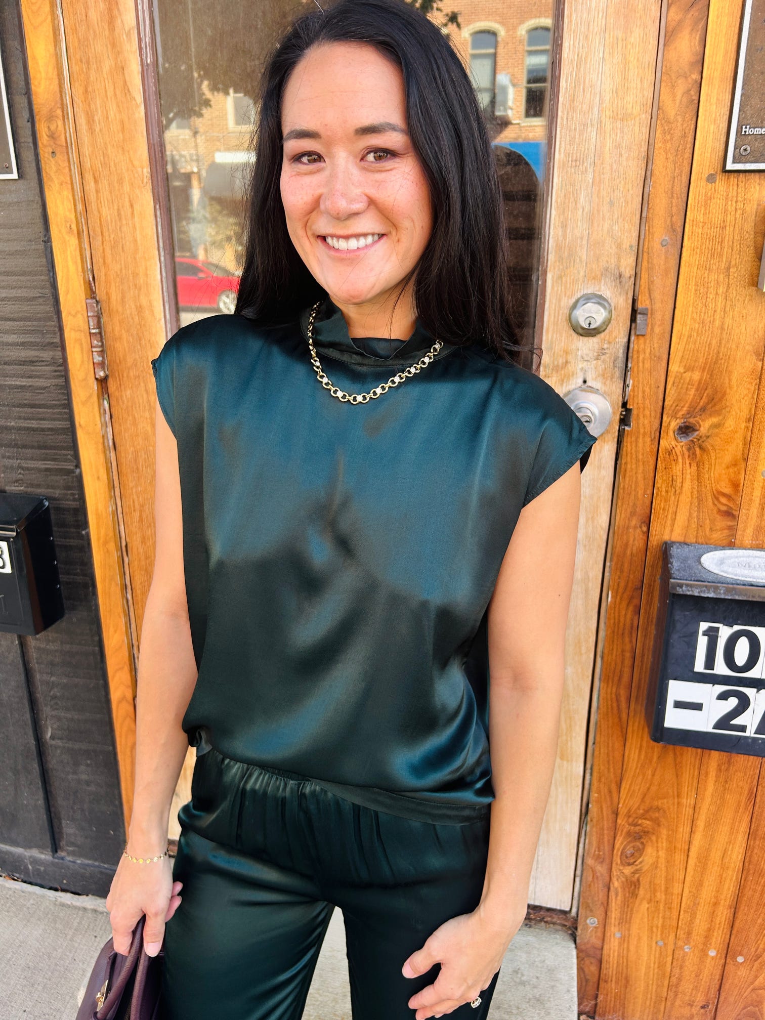 The Verona Satin Top