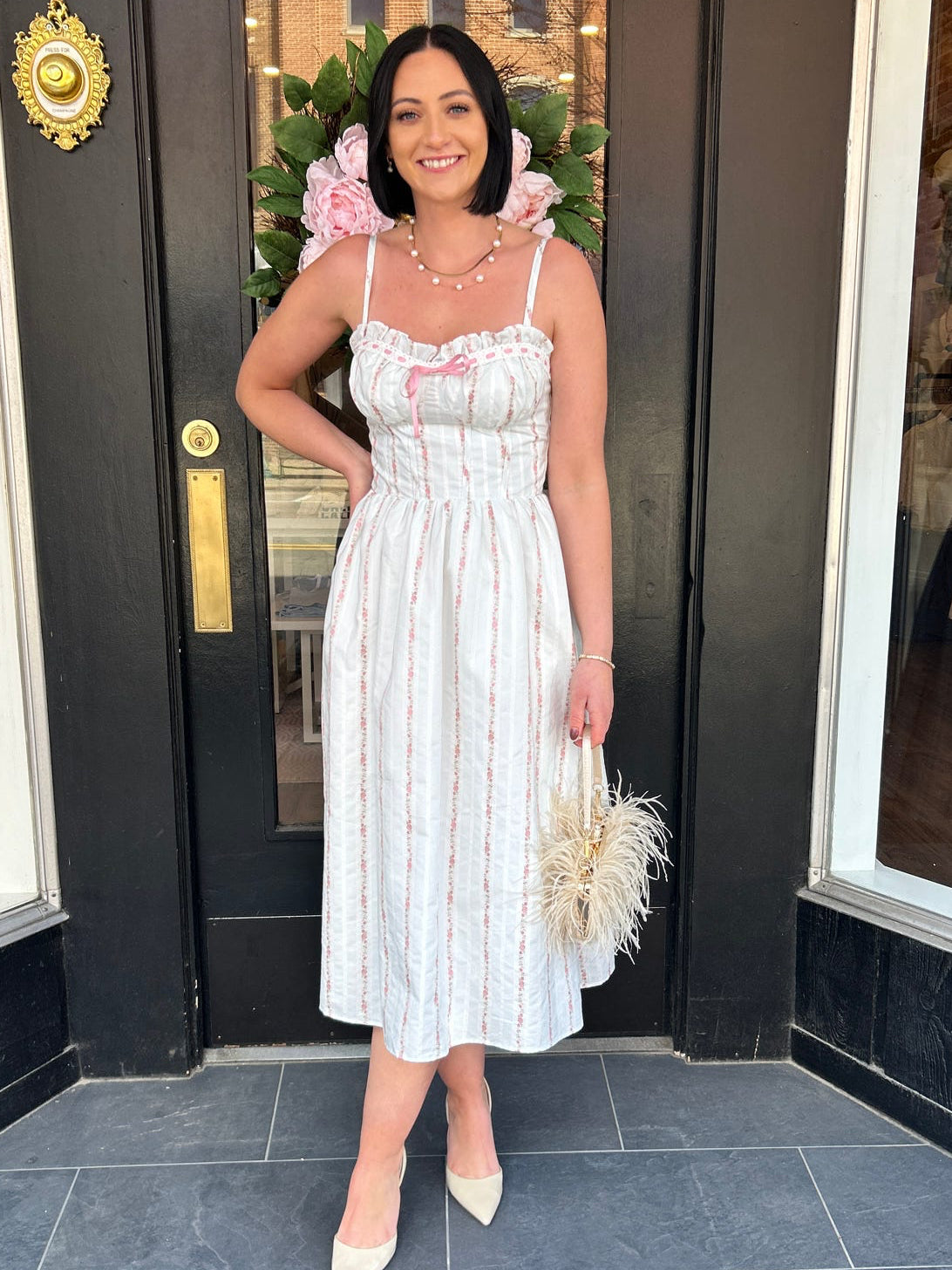 Danica Corset Midi Dress