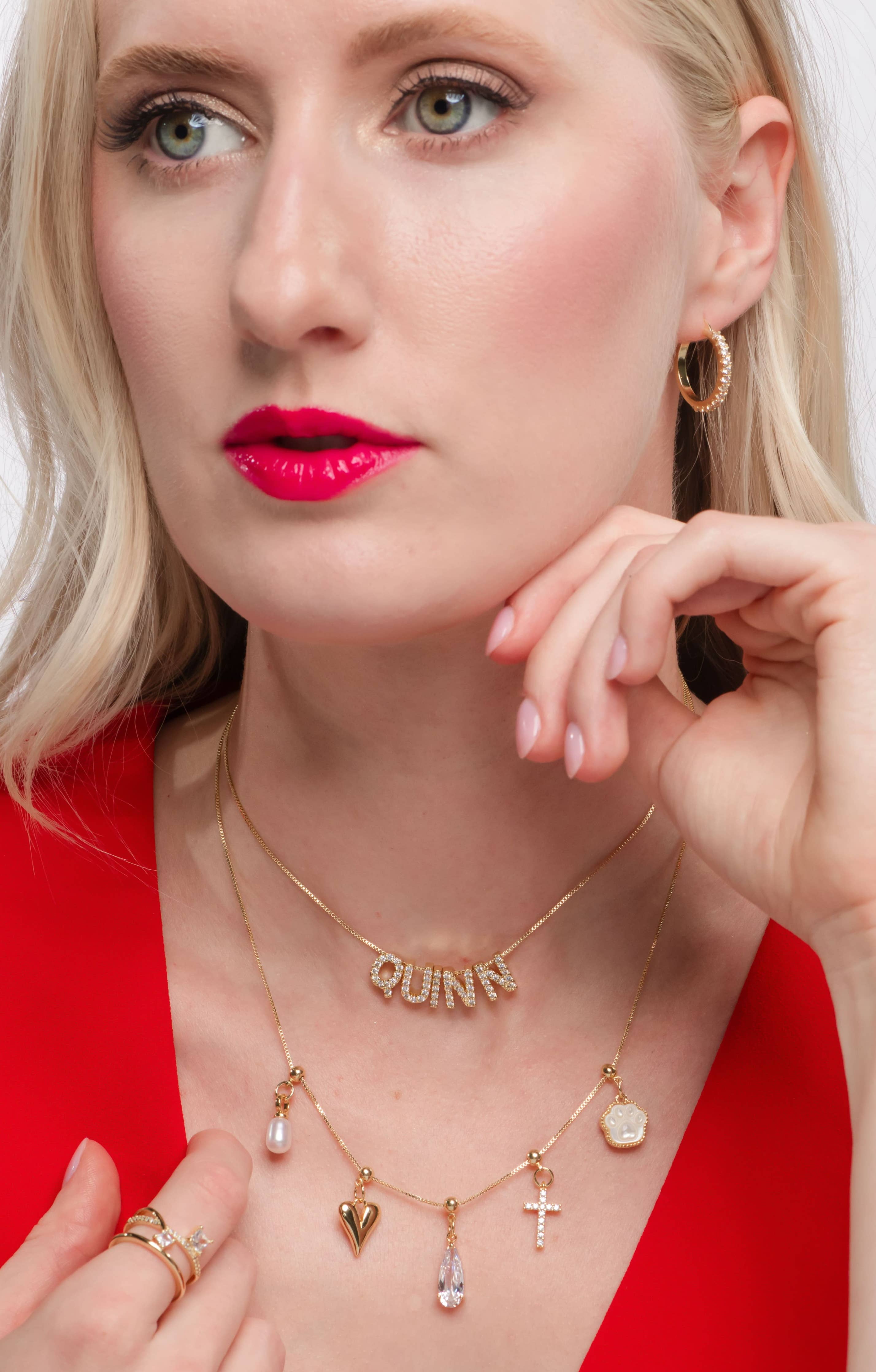 Vintage Teardrop Grip Charm: One Size