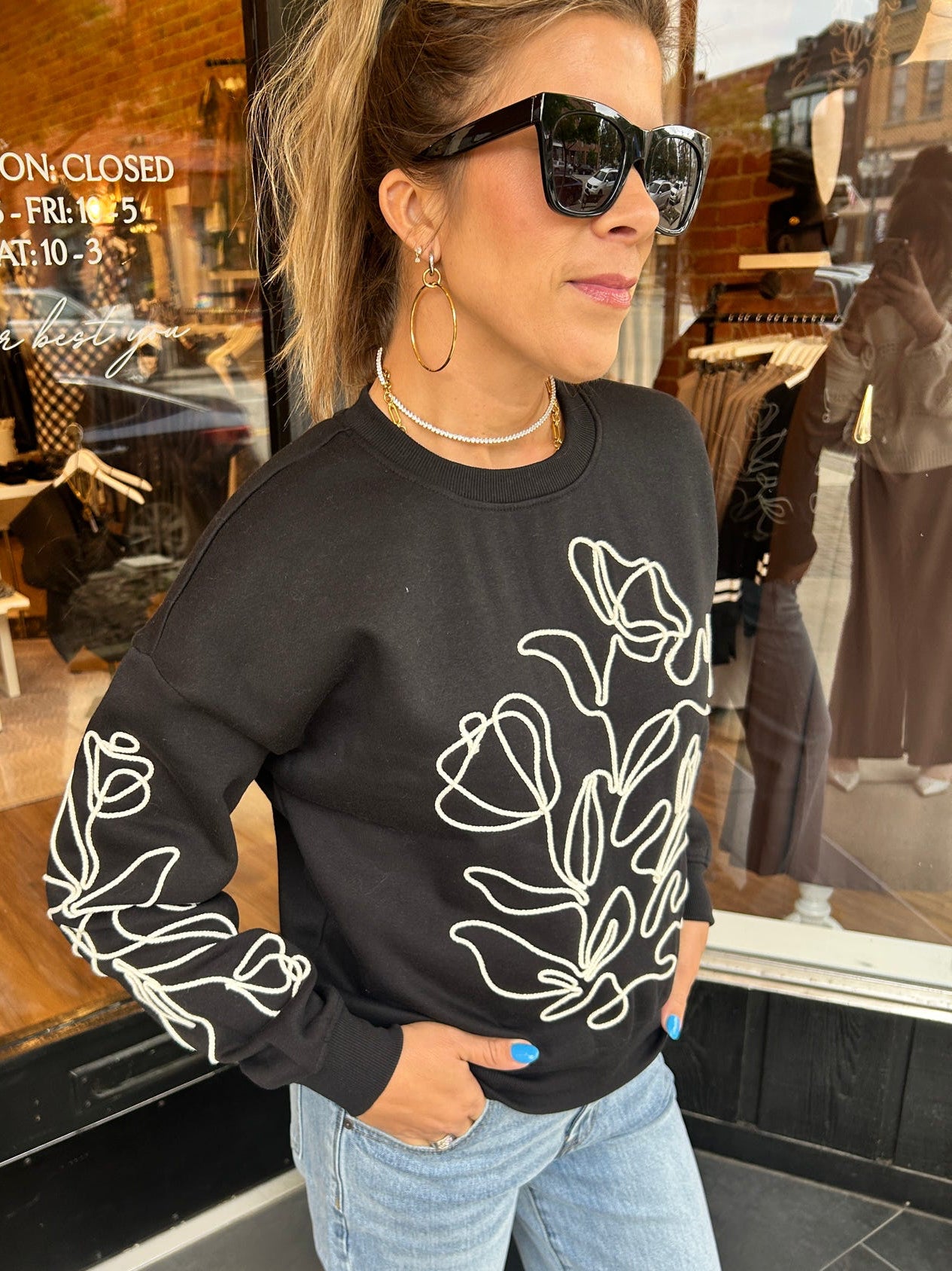 The Artful Bloom Sweatshirt
