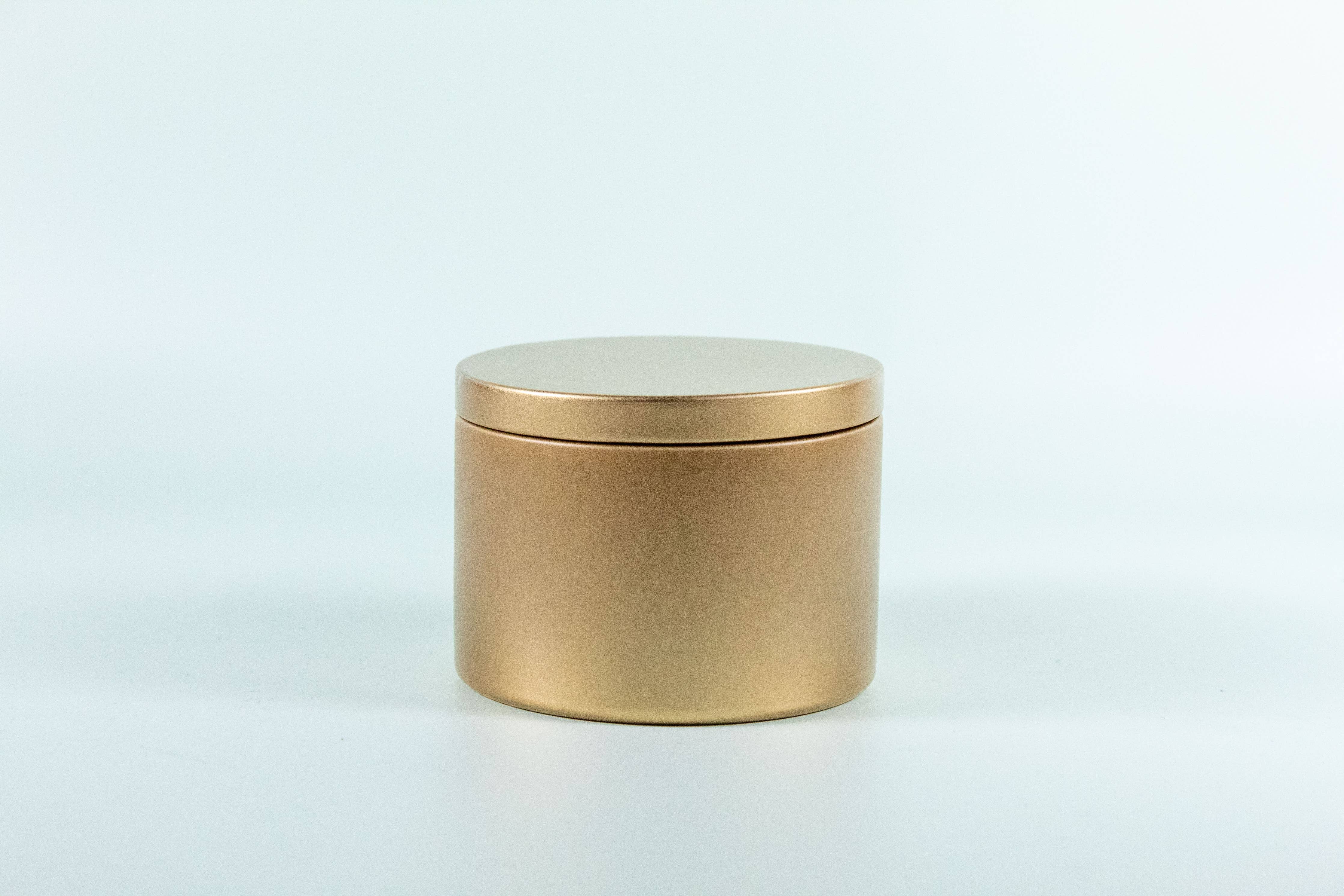 ICONIC Matte Gold Travel TinCandle