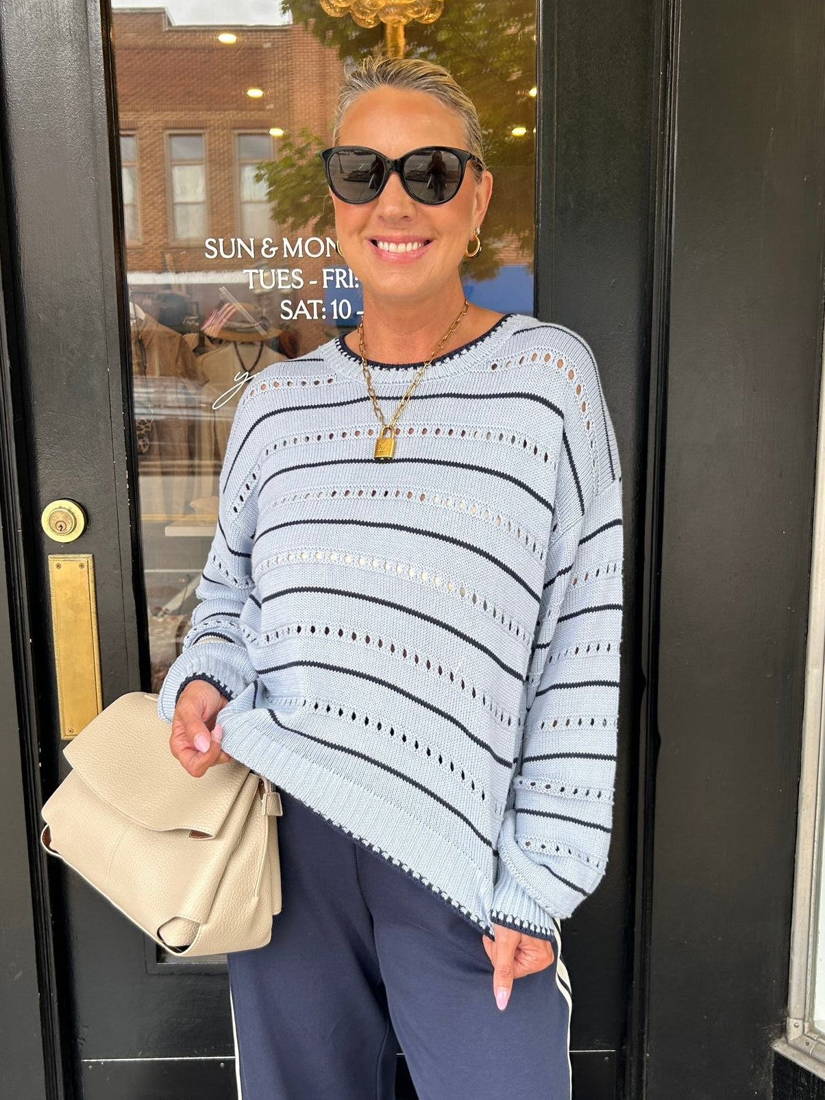 Darby Stripe Sweater