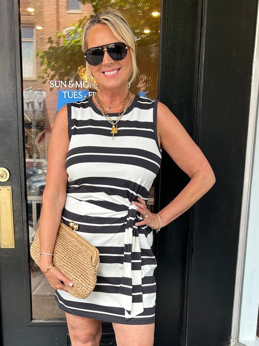 Mattie Striped Mini Dress