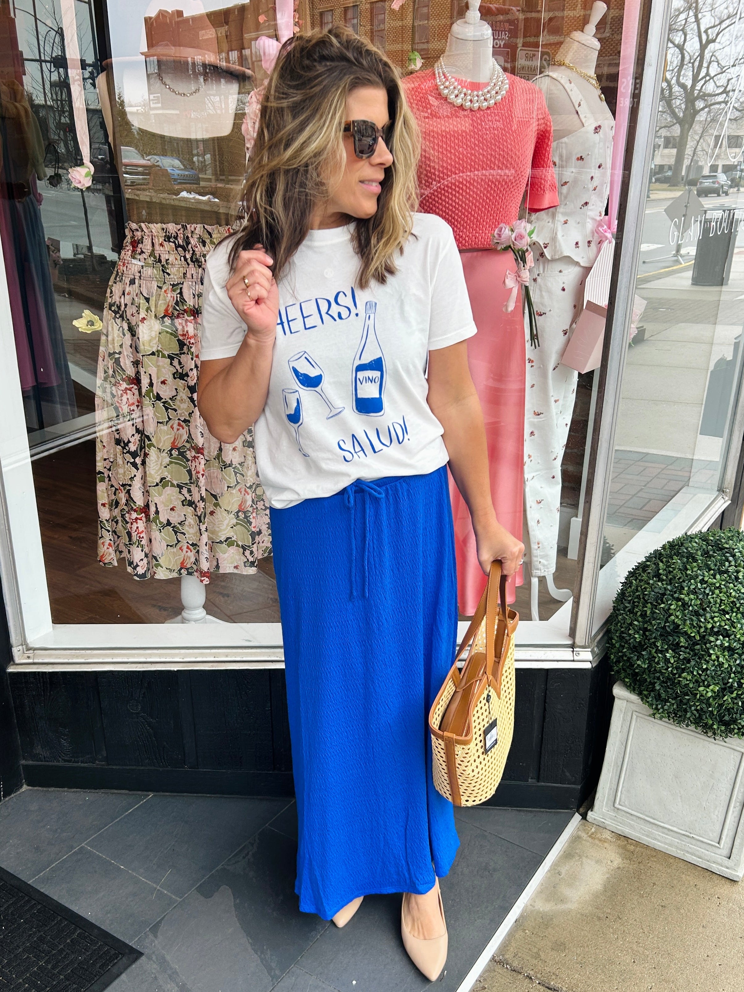 Salud Boyfriend Tee Sea Salt