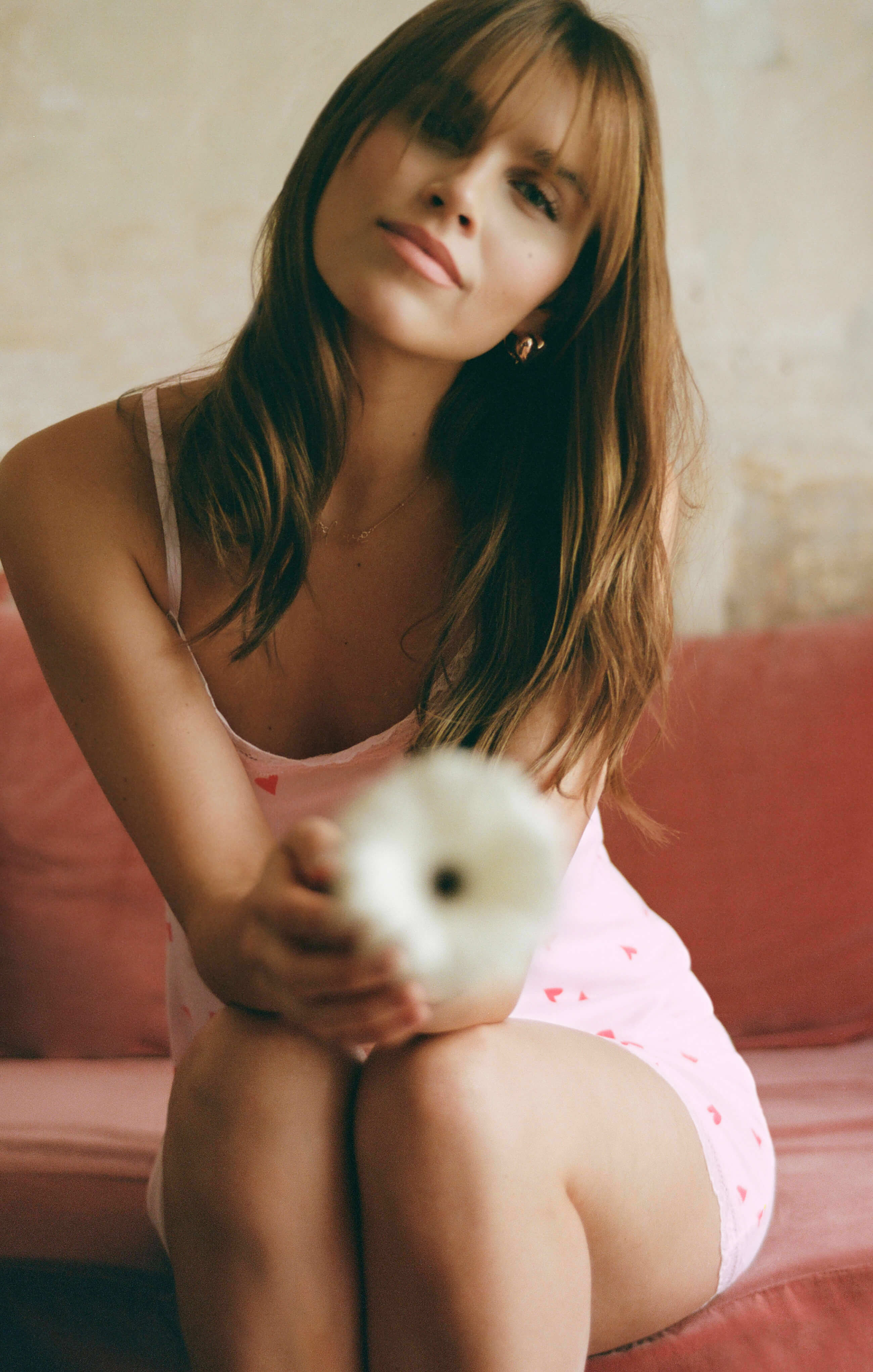 Little Things Pink Heart Slip