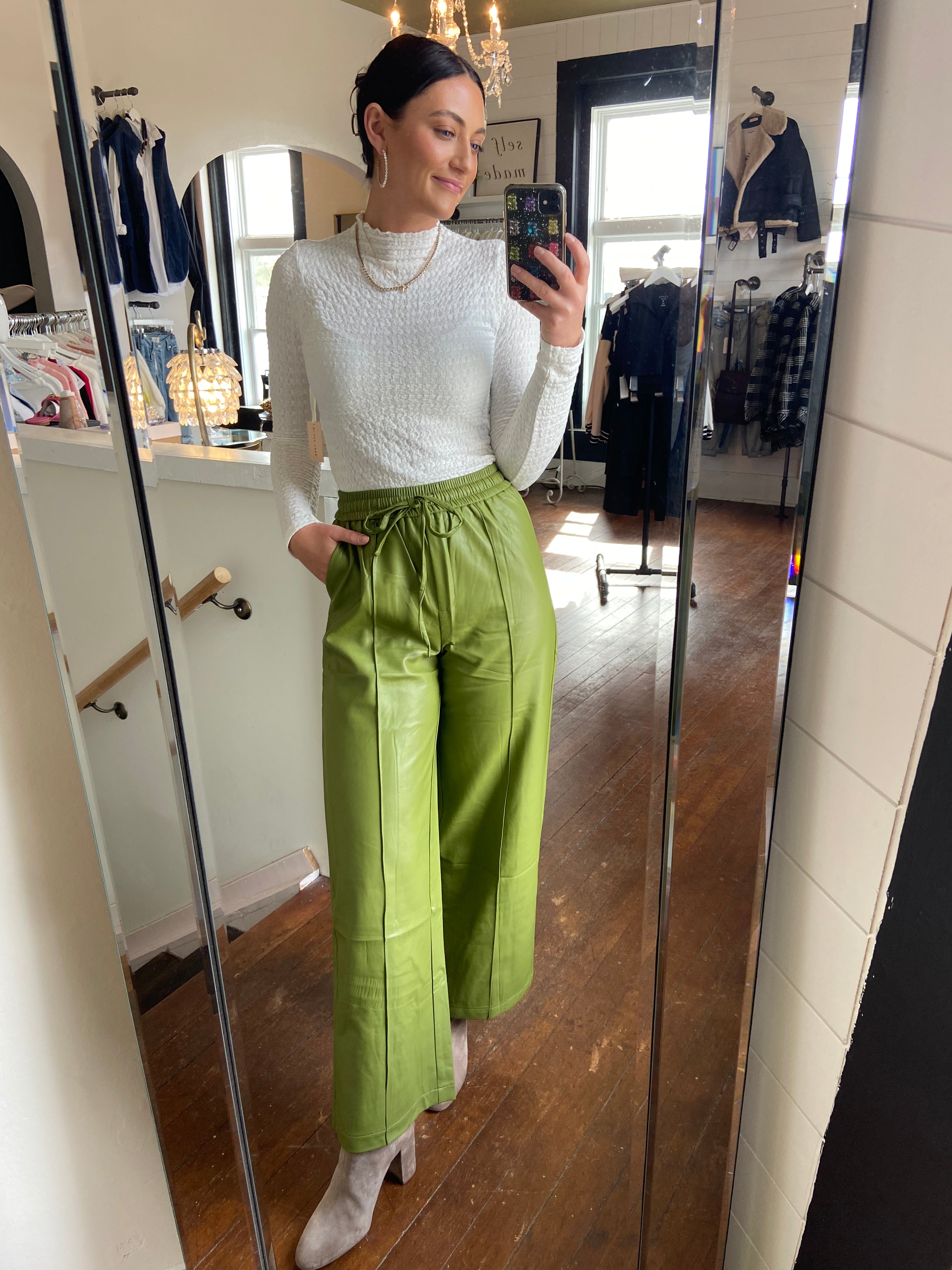 Allen Olive Trousers - Final Sale