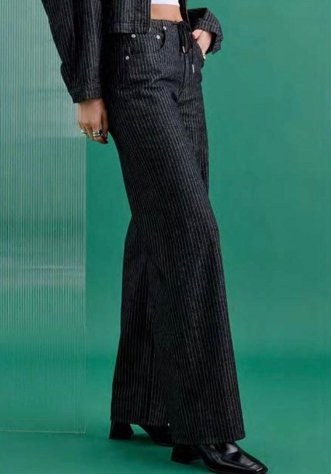 Madison Mid-Rise Wide-Leg Drawstring