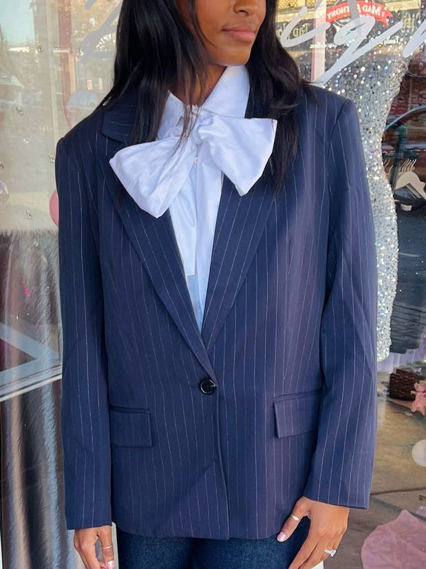 Sloane Pinstripe Blazer
