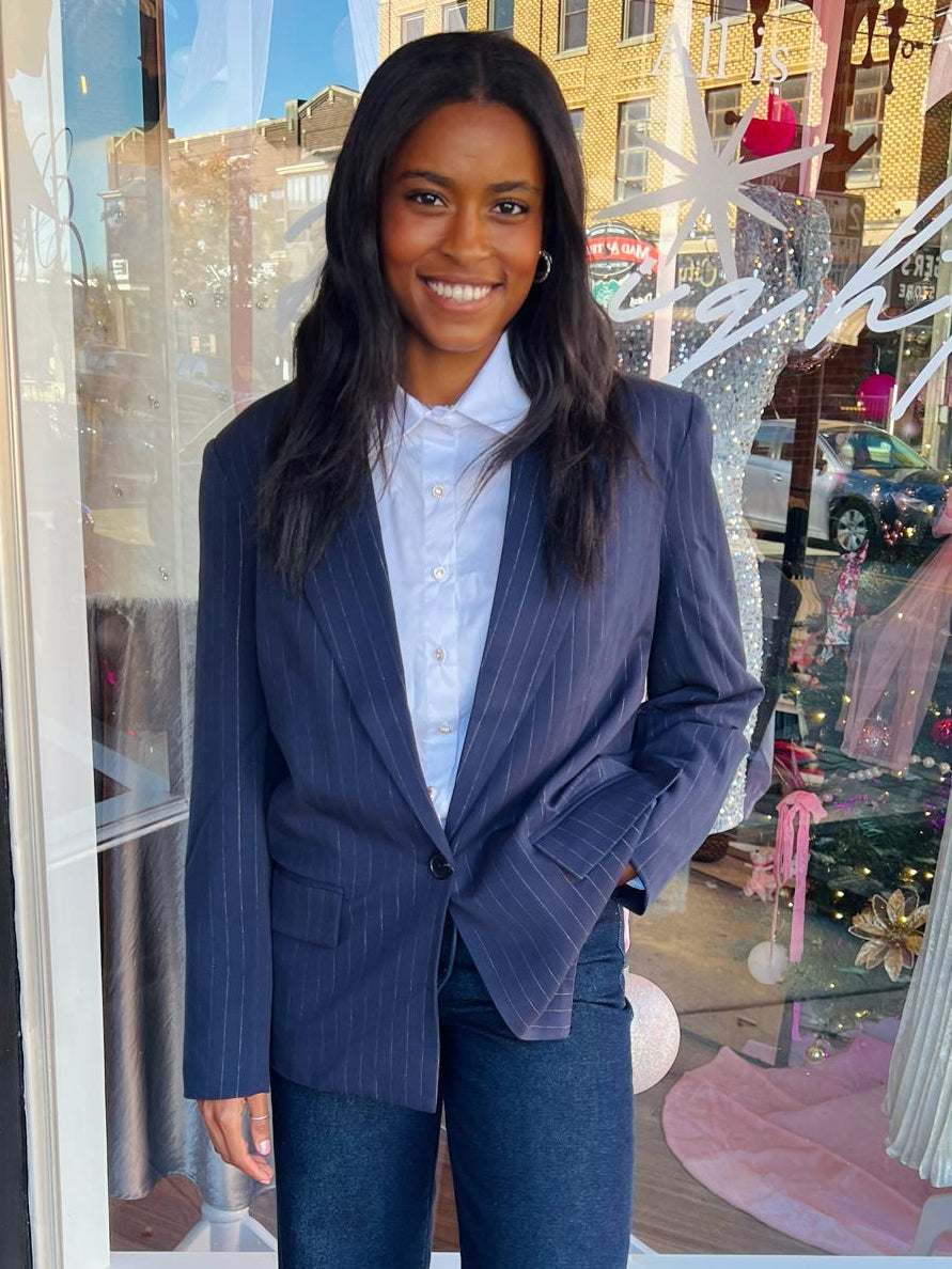 Sloane Pinstripe Blazer