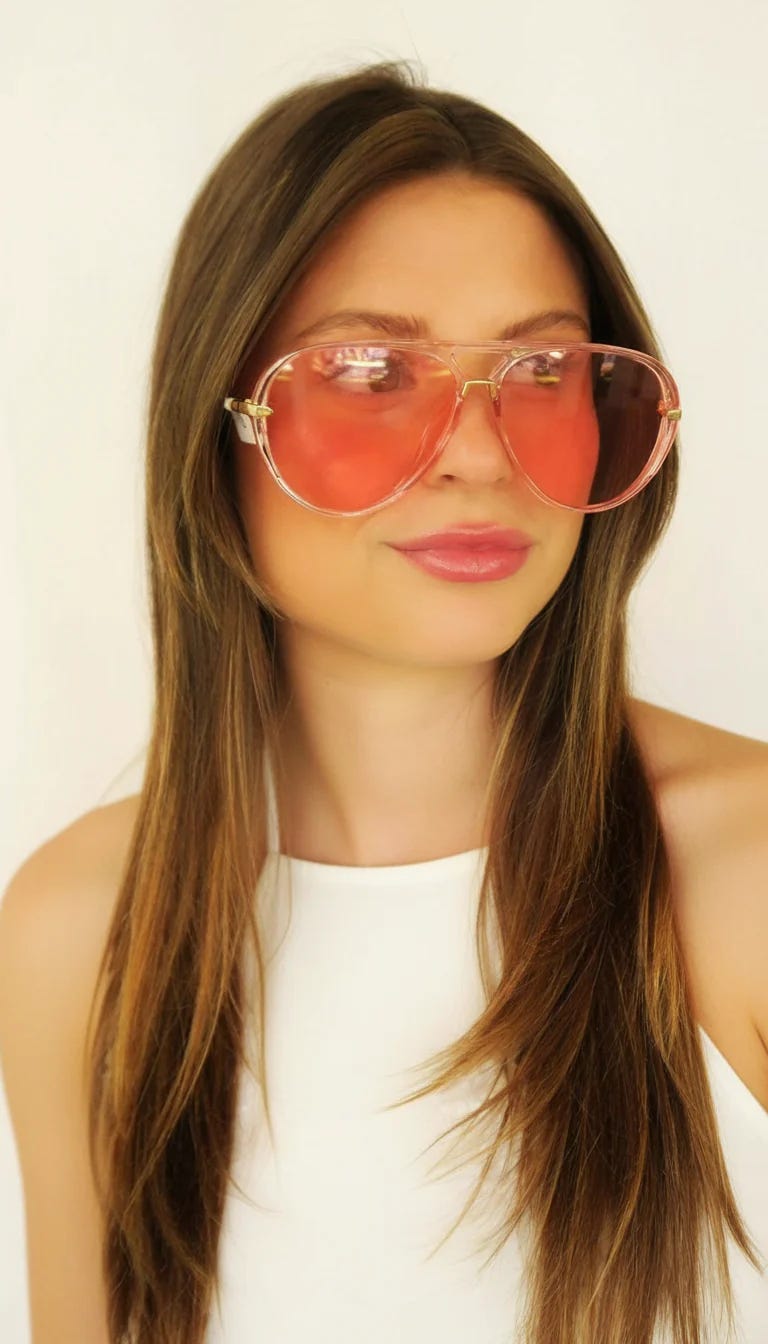 Monaco Pink Sunglasses