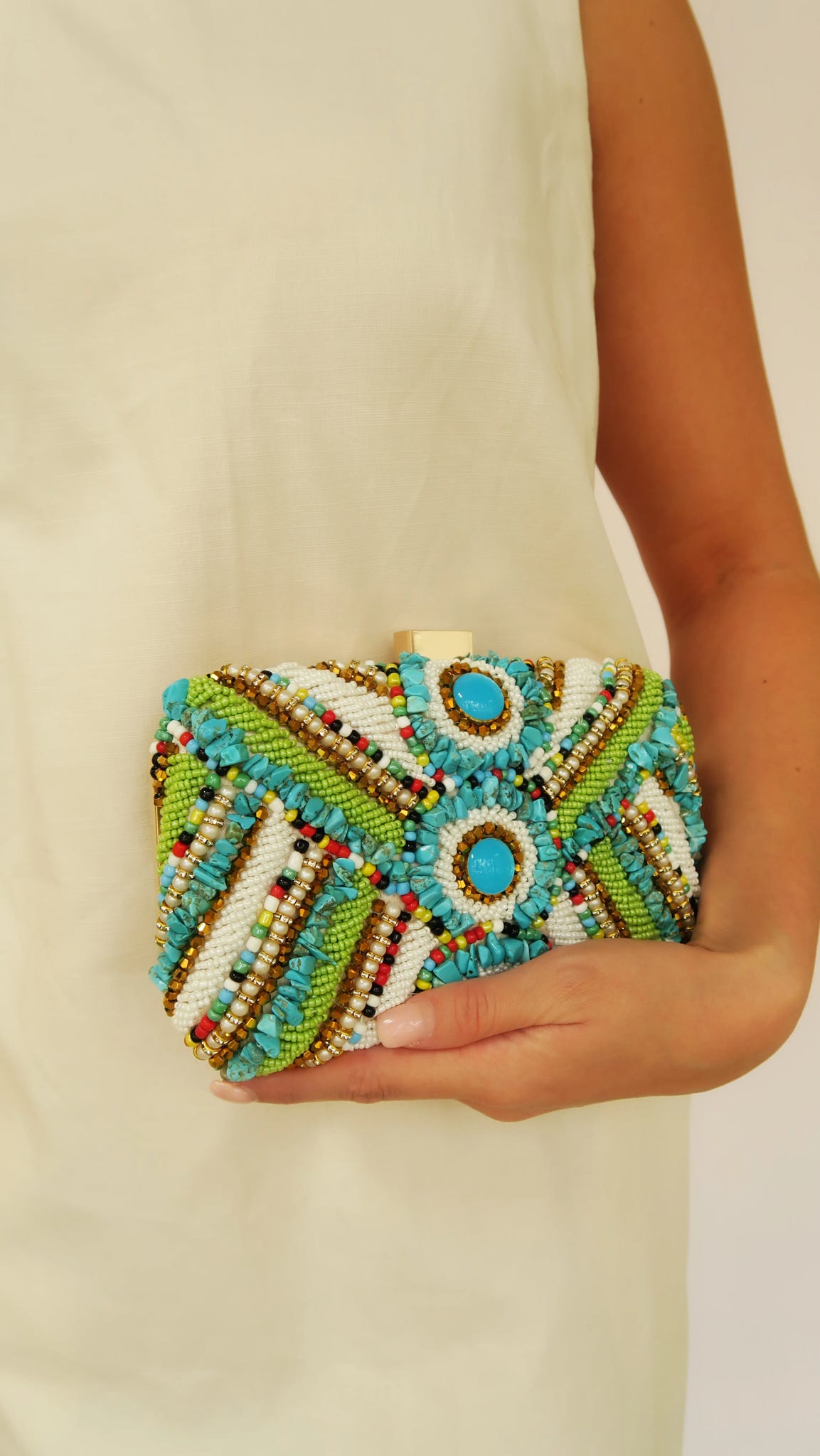 Taos Beaded Clutch