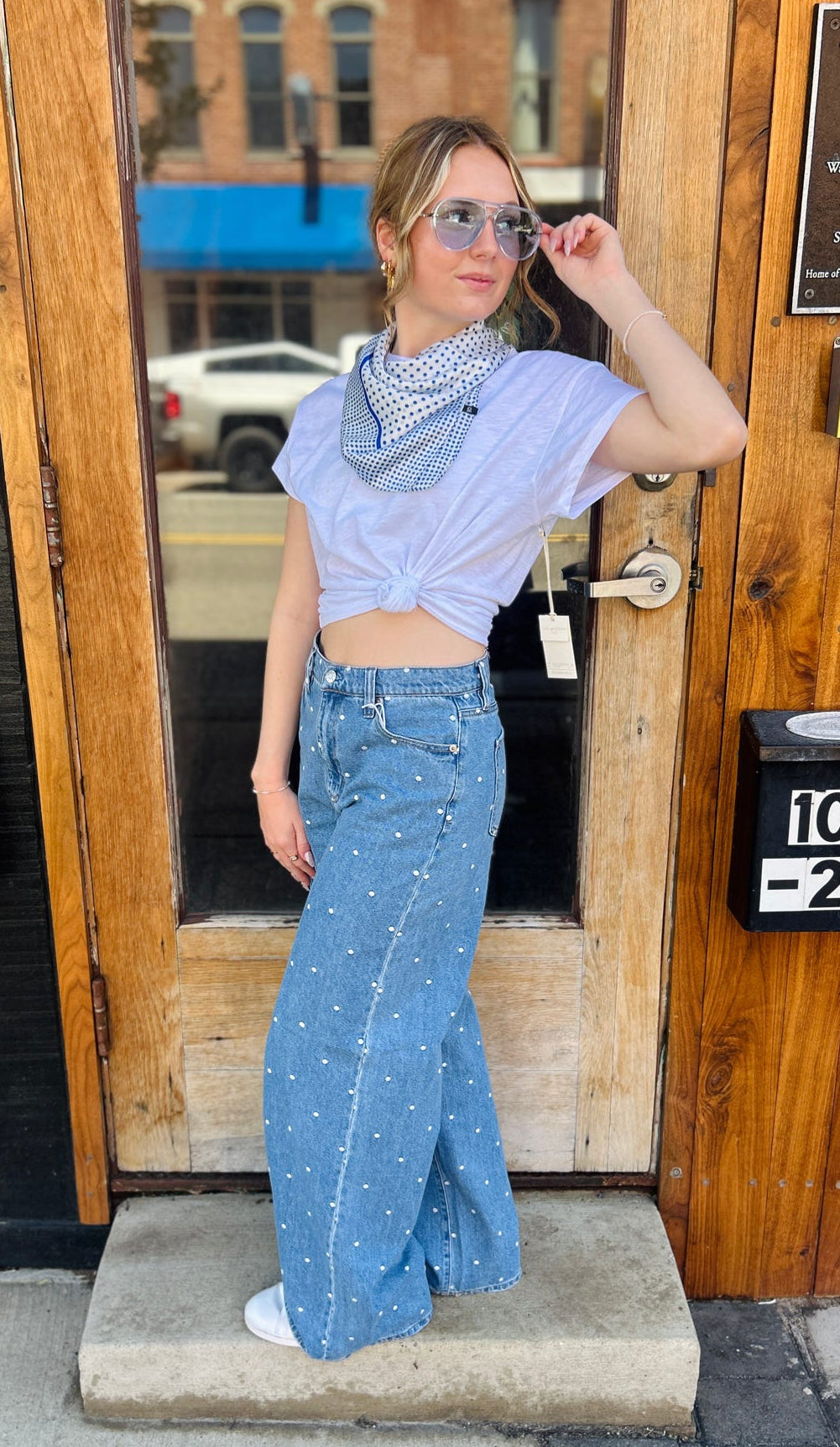 Kara Polka Dot Jean