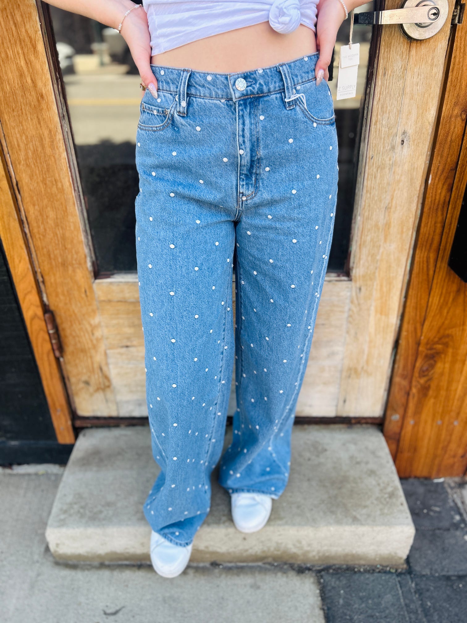 Kara Polka Dot Jean