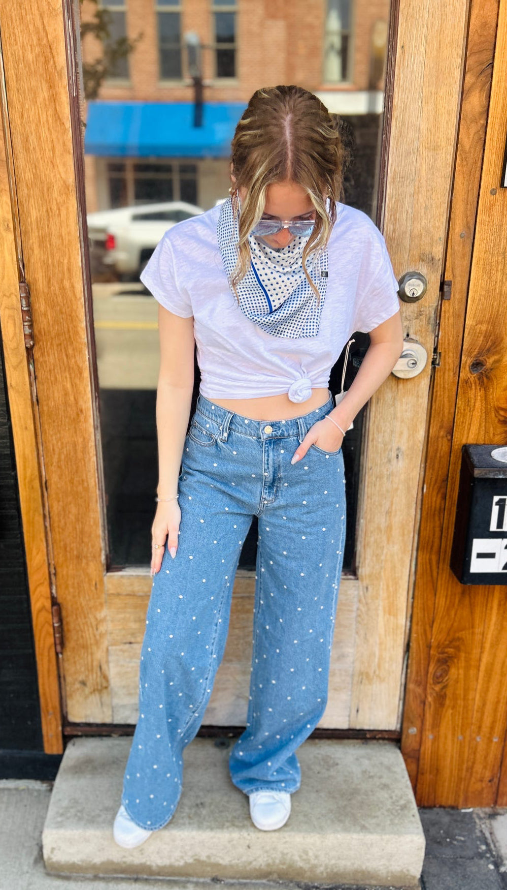 Kara Polka Dot Jean