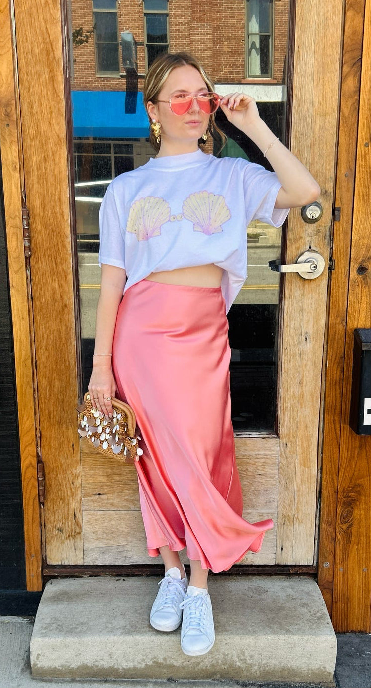 Sea Shell Bra Graphic Tee