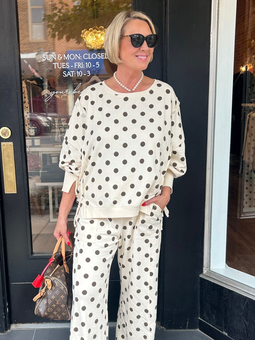 The Cocoa Dot Pullover
