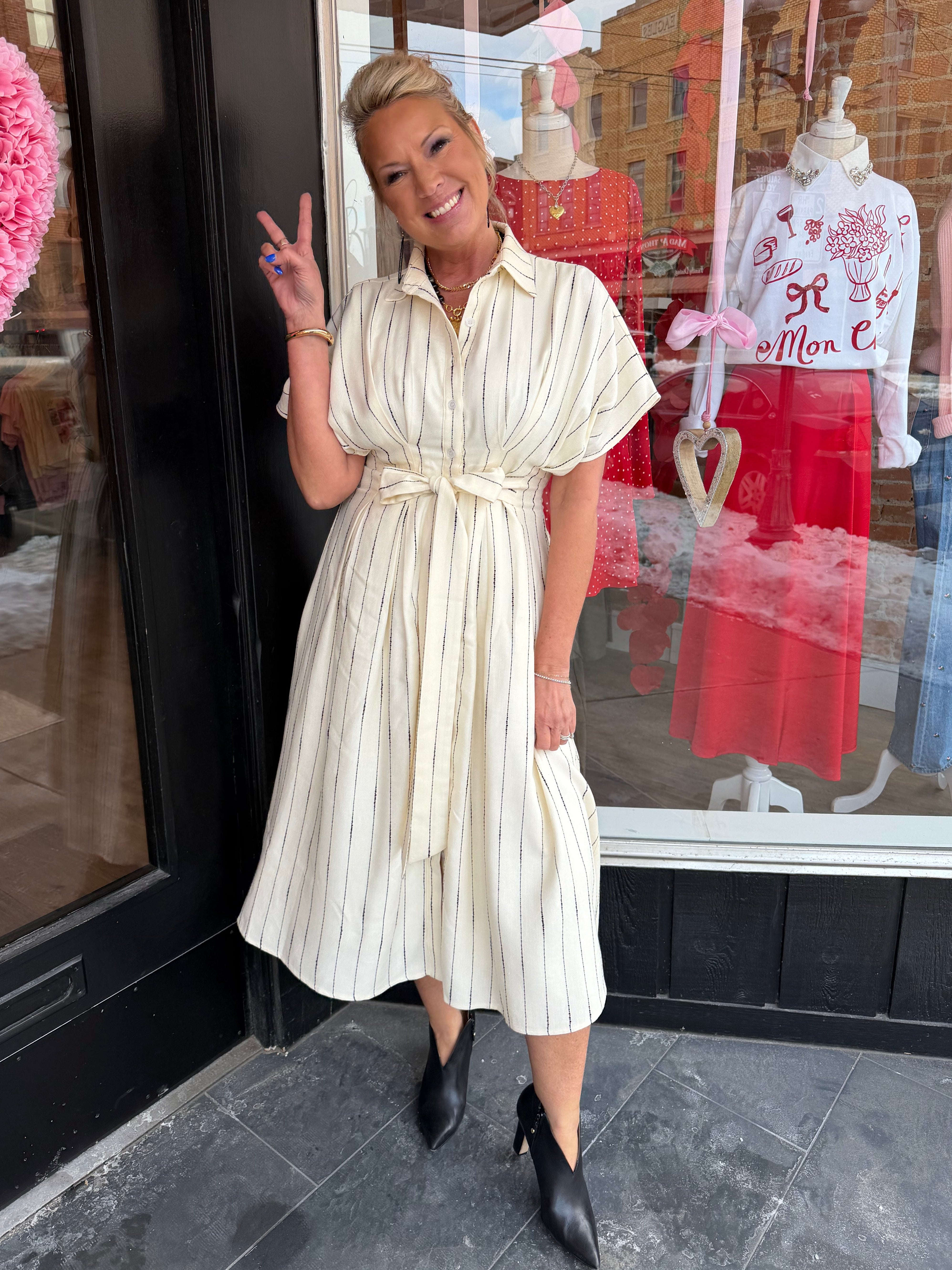 Liora Midi Shirt Dress