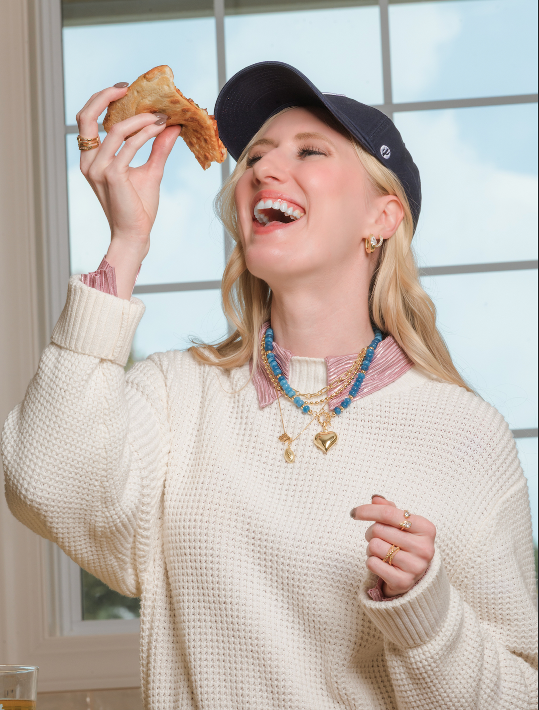 ASPEN PUFFY HEART GEMSTONE NECKLACE: One Size