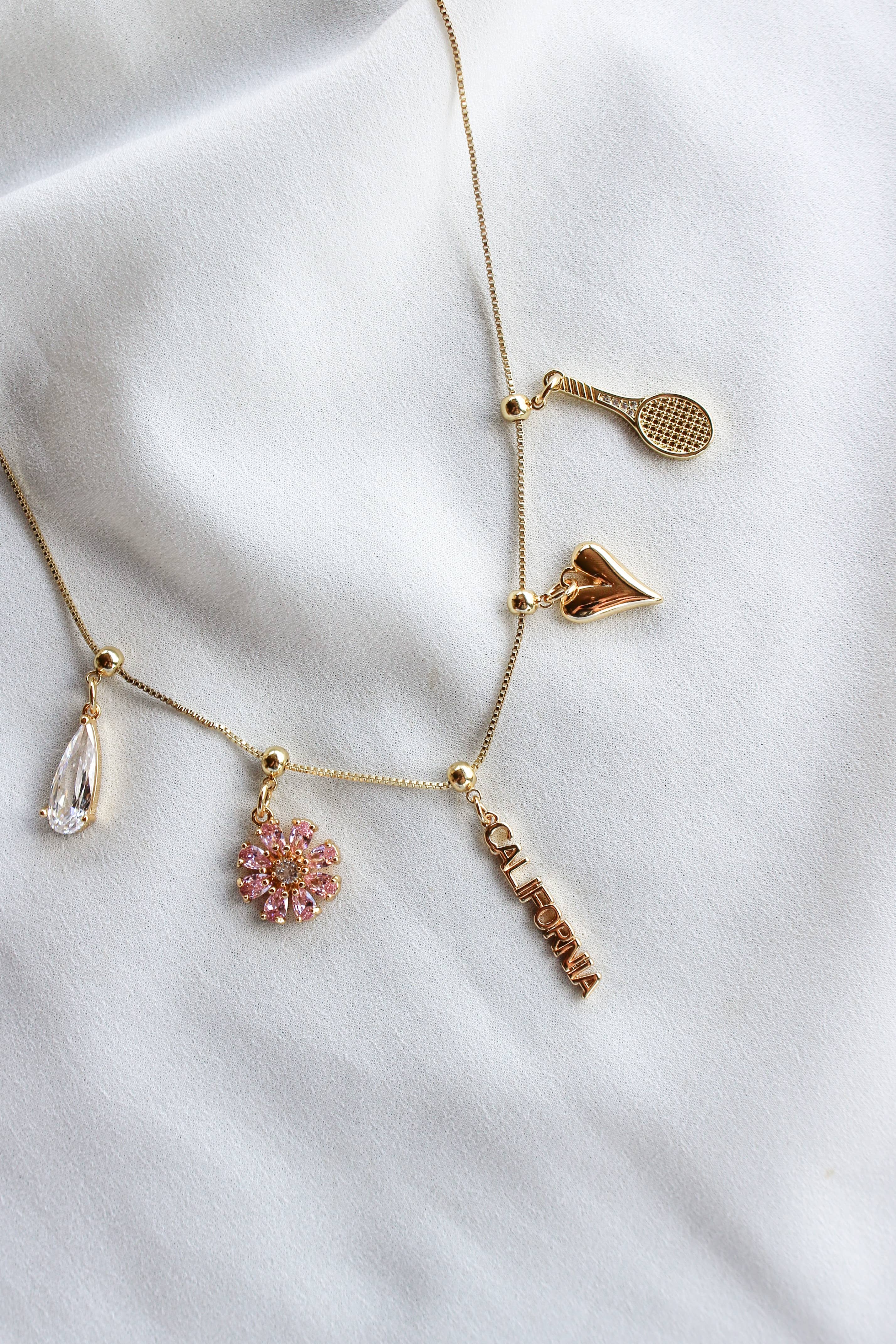 Vintage Teardrop Grip Charm: One Size