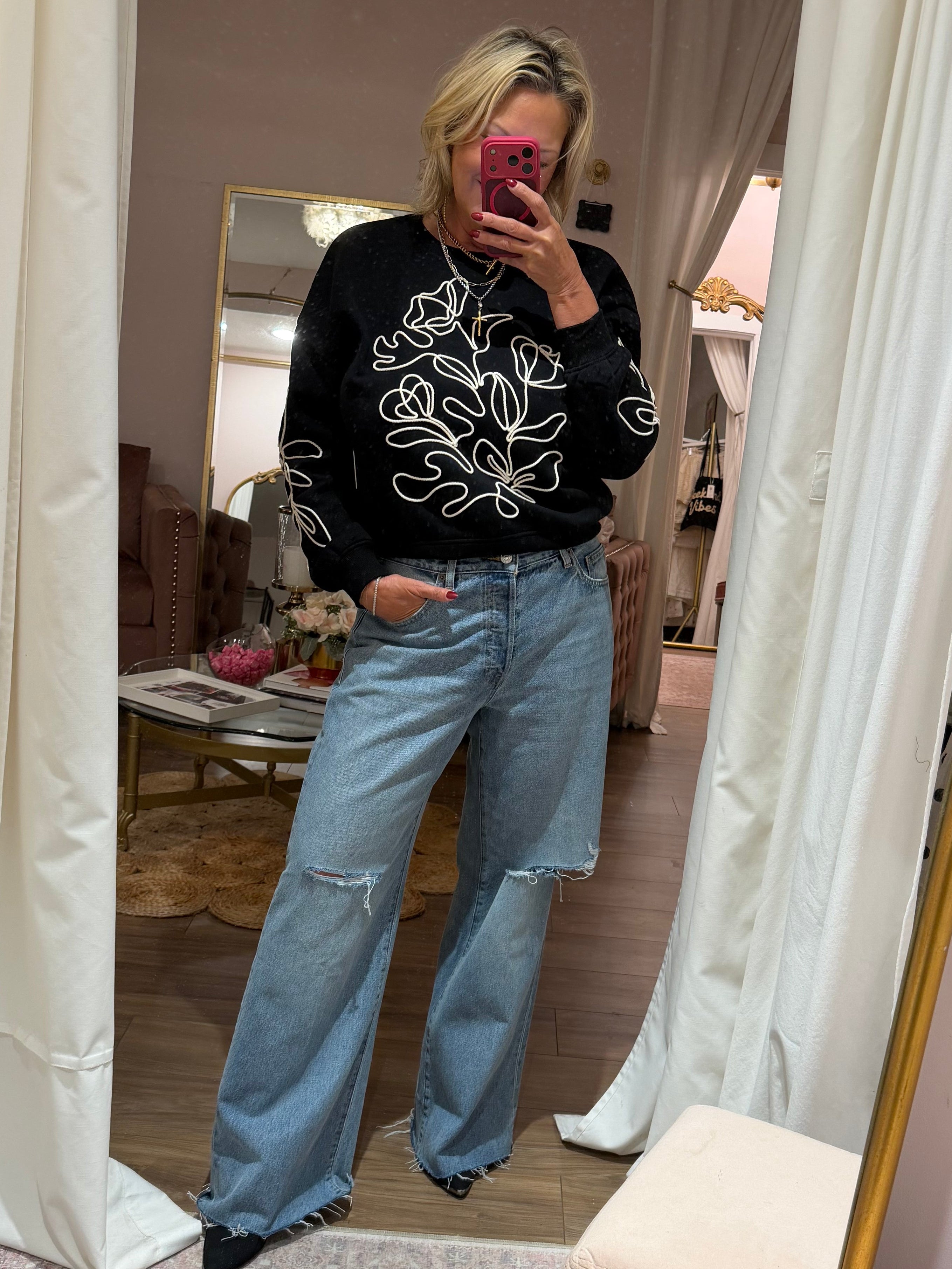 The Artful Bloom Sweatshirt