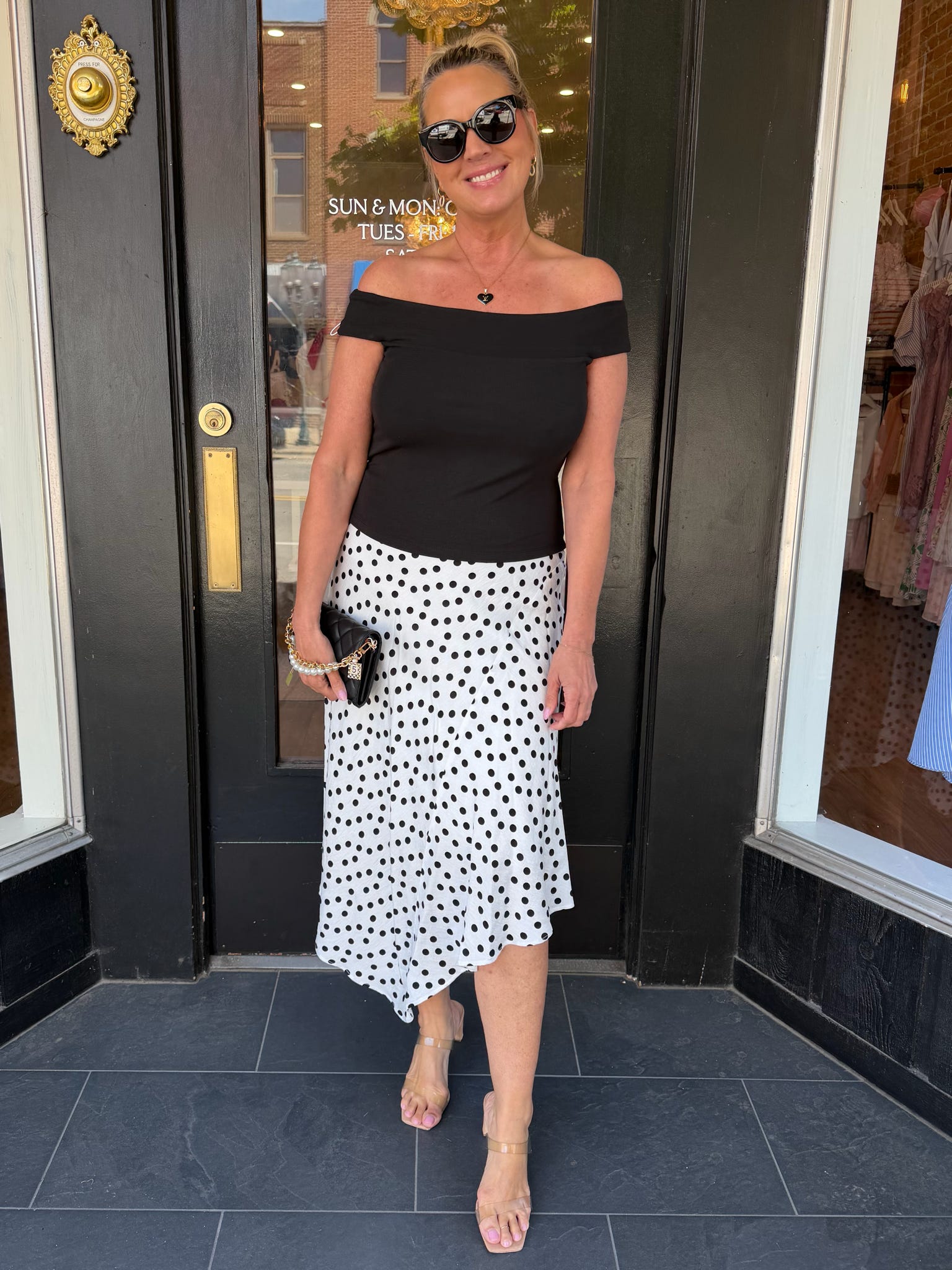 Amelia Polka Dot Skirt