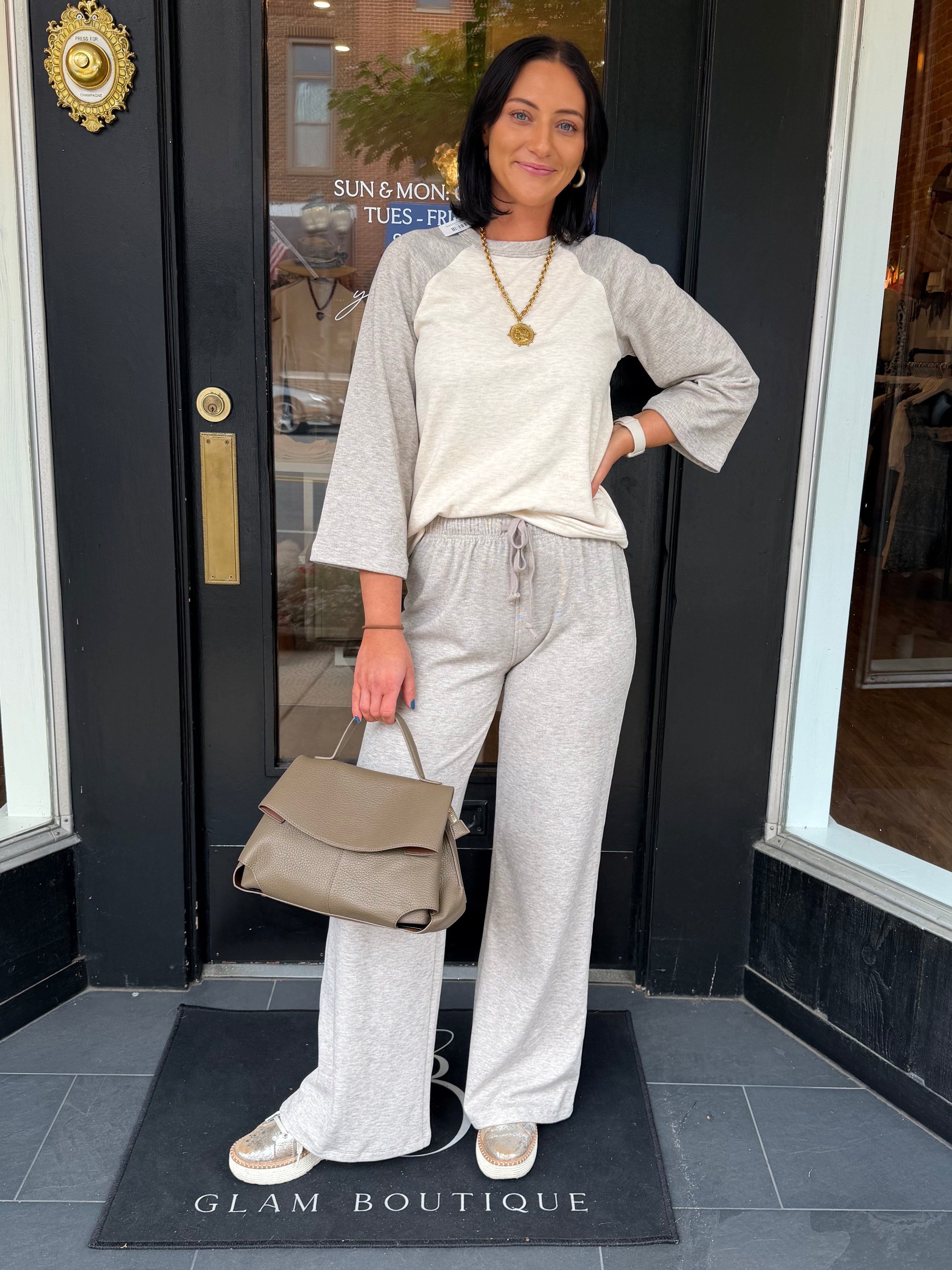 Wide-Leg Lounge Pant