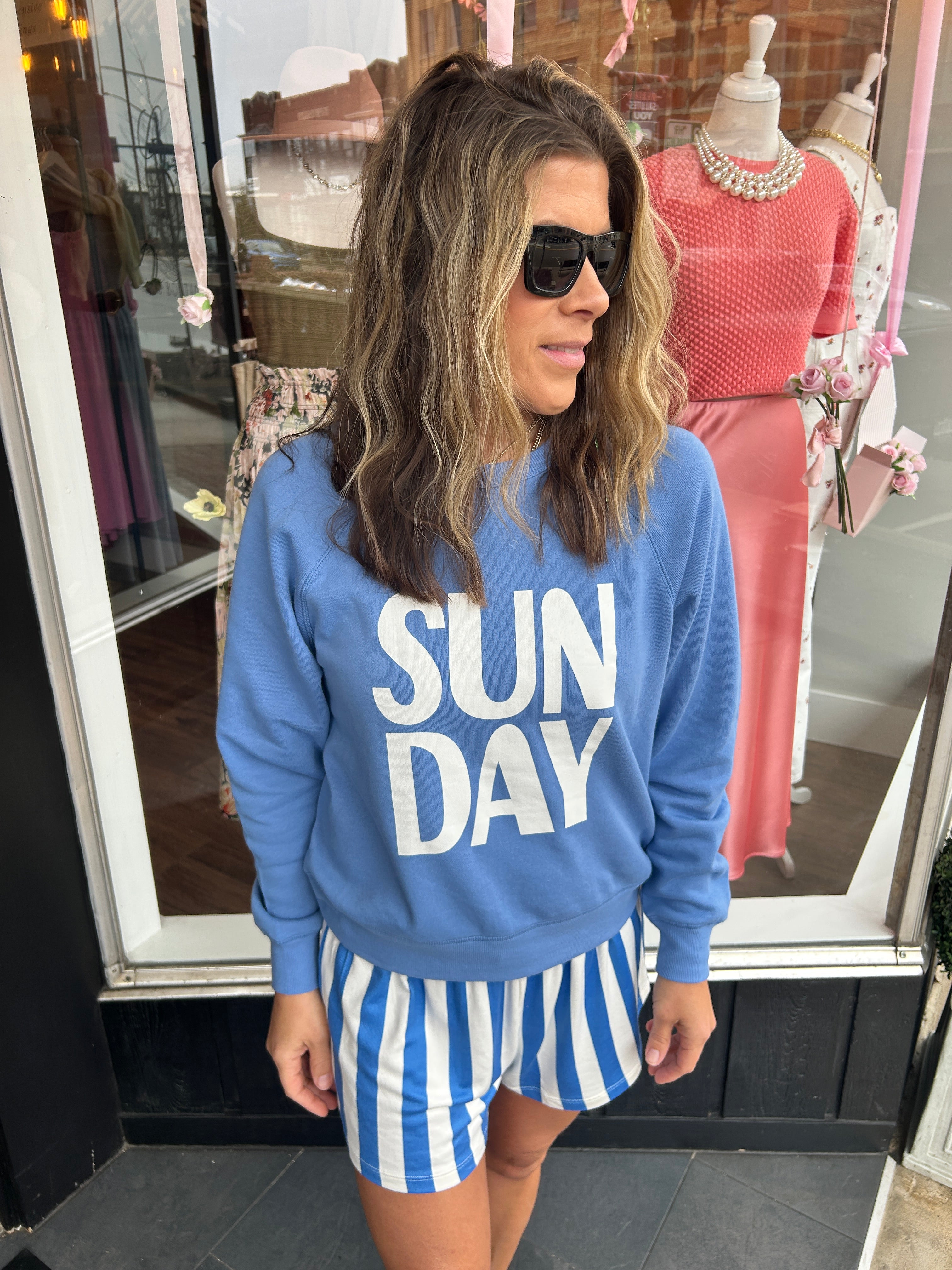 Beach Bar Stripe Short Bayside