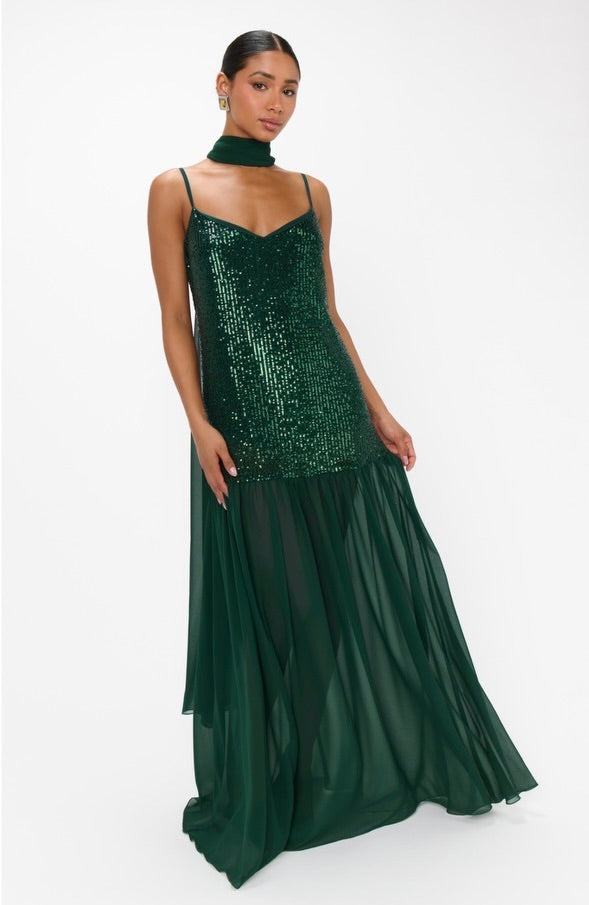 Dalia Sequins Maxi Dress