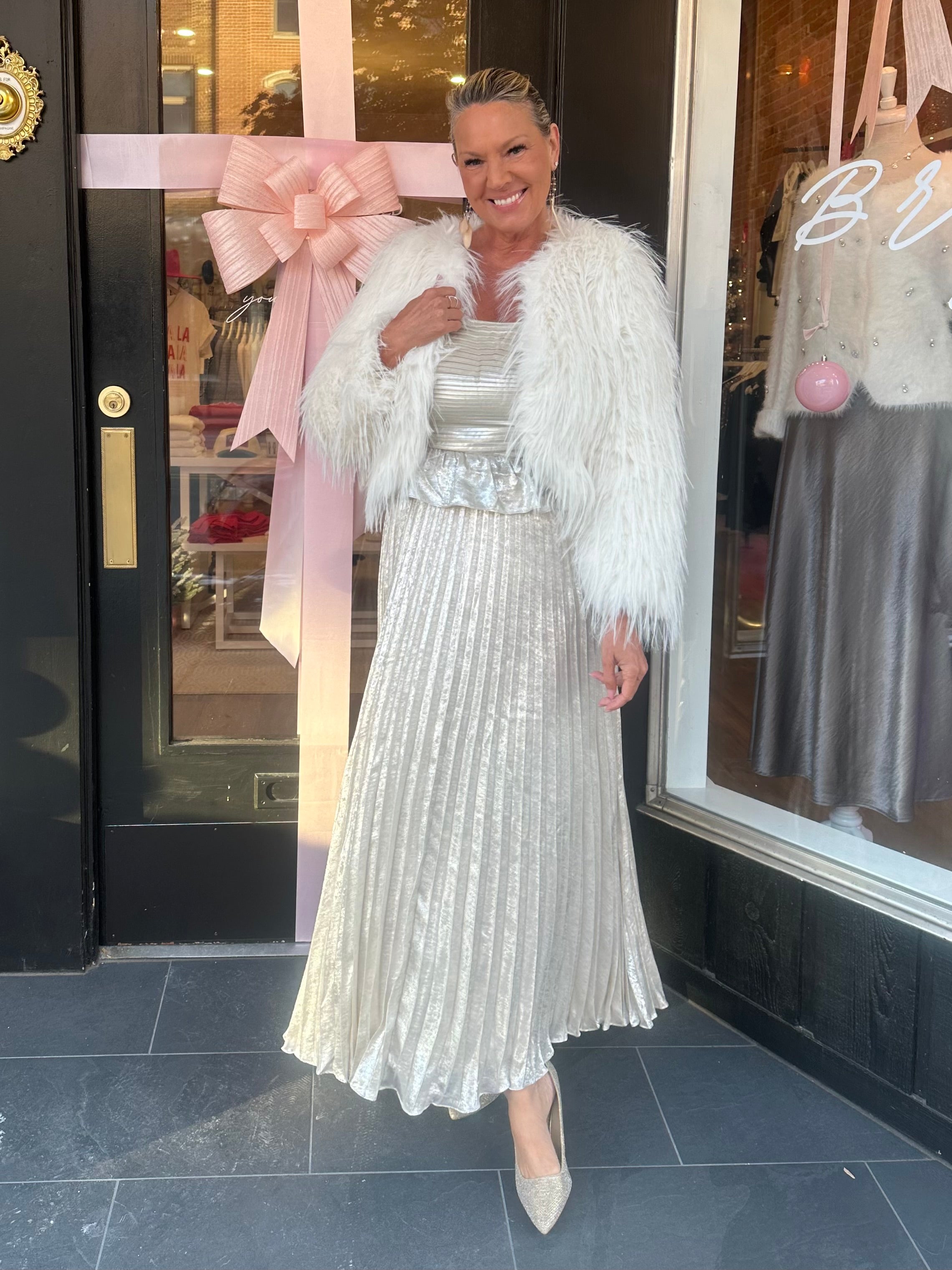 Clementina Peplum Dress