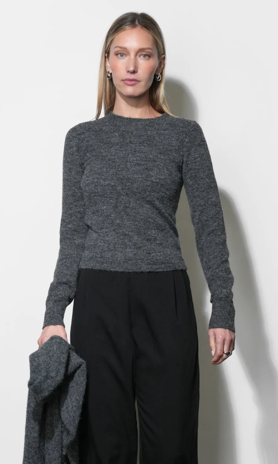 Yumi Sweater Top/Shawl Set