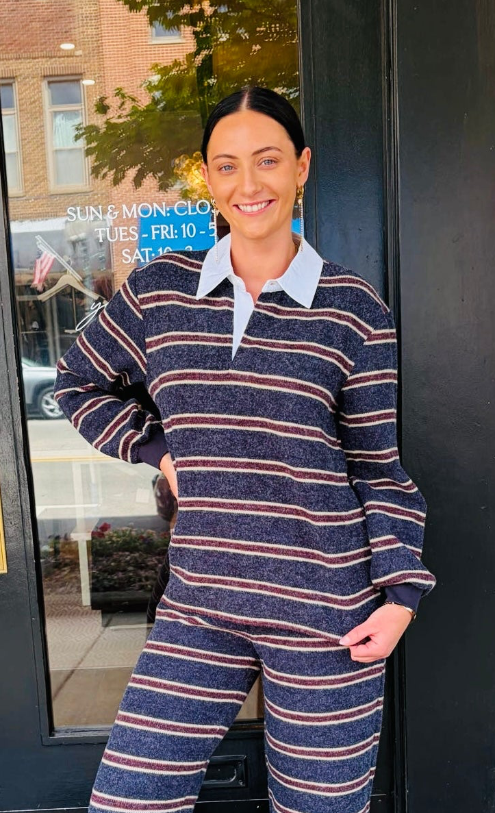 Lucy Polo Sweater Top