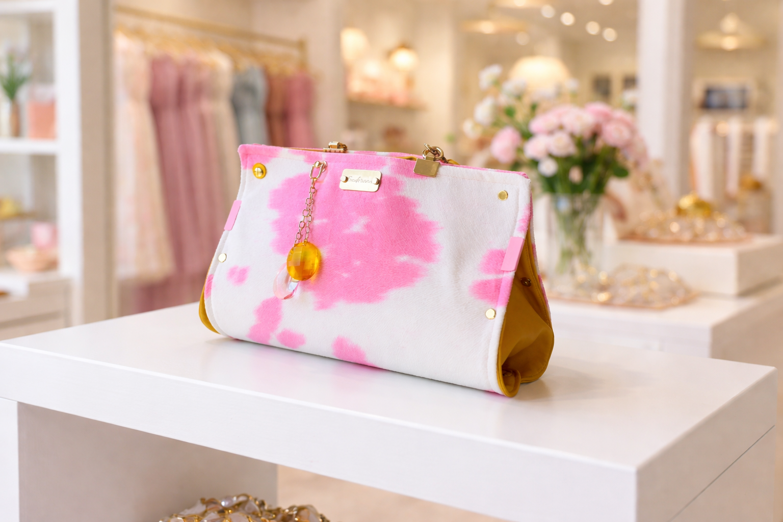 Pink Moo Bag