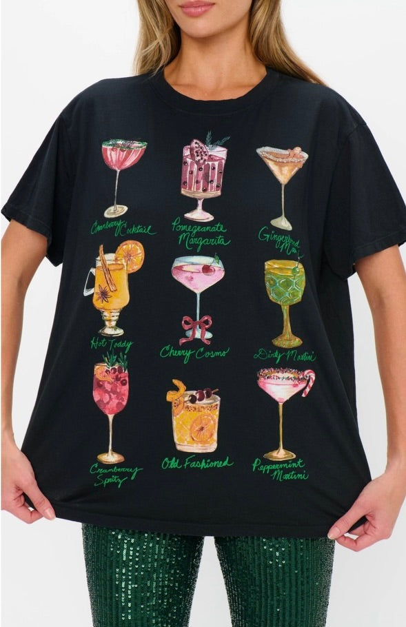 Cocktails Graphic T