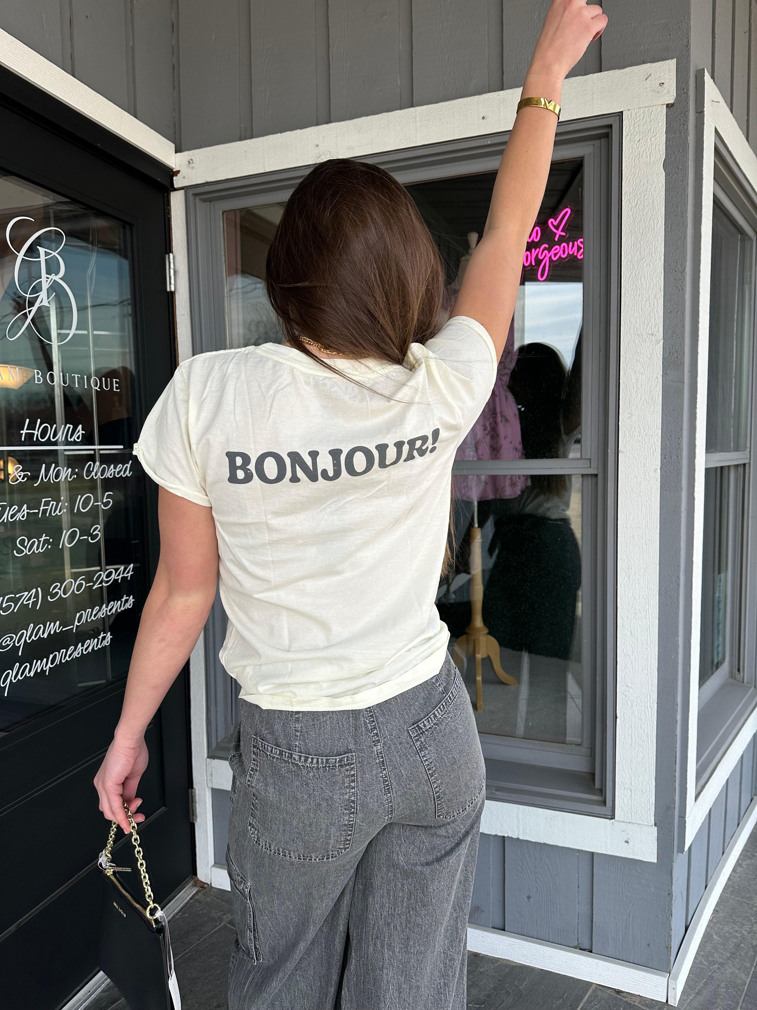 Bonjour Paris Tee