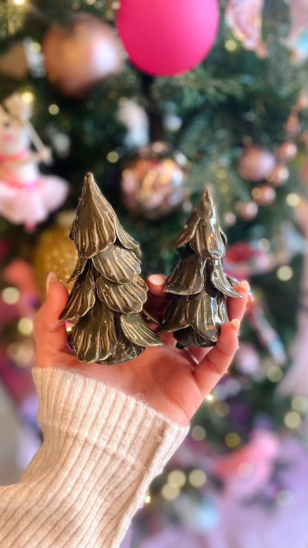 Ceramic Set of Trees