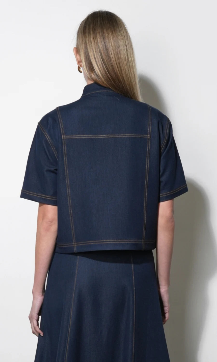 Inez Denim Top