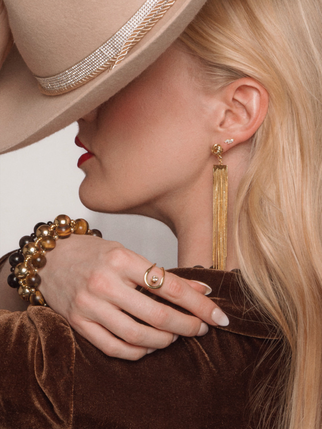 Collette Fringe Earring