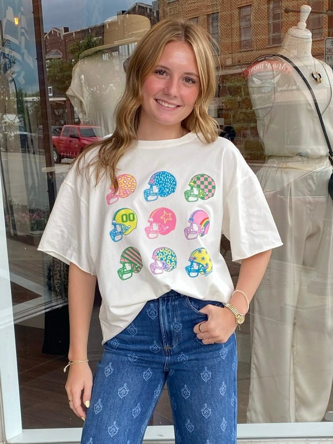 Football Helmets T-Shirt