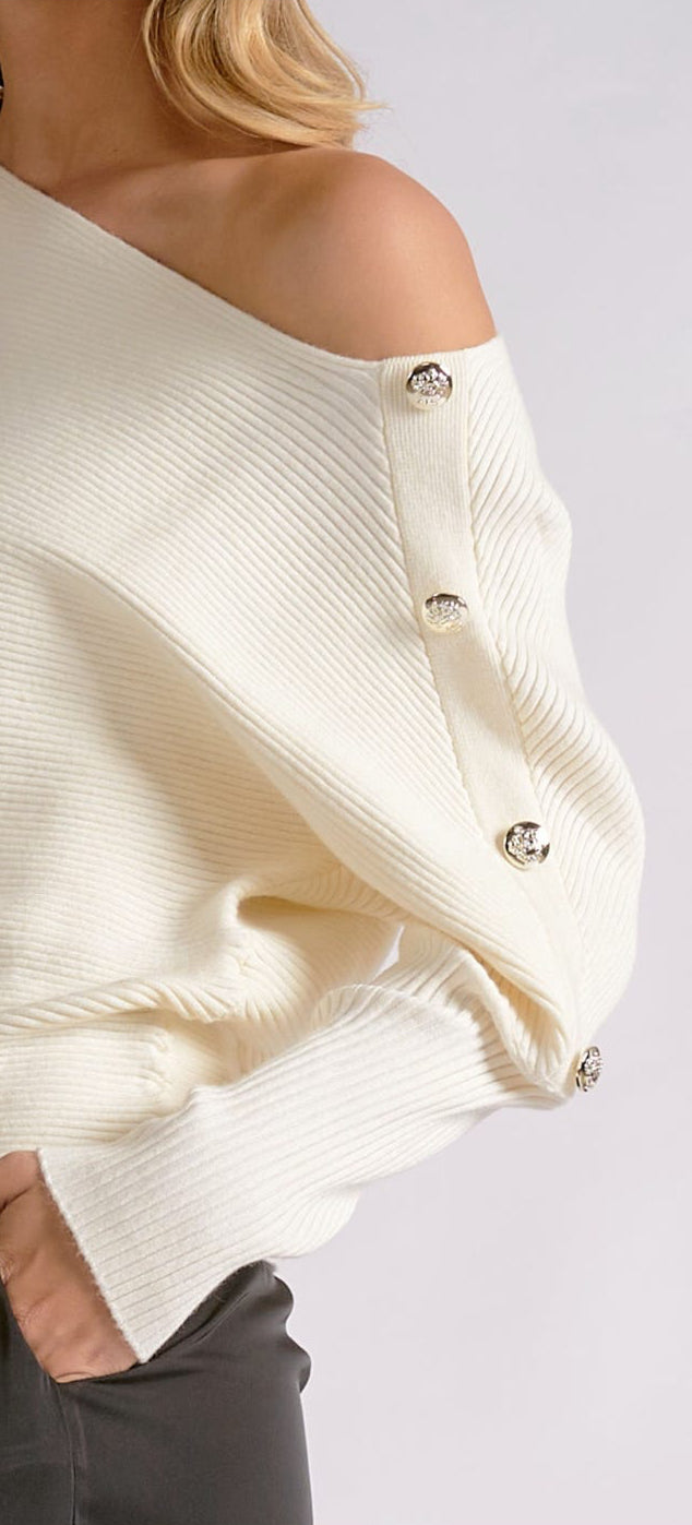 The Asymmetry Knit Top