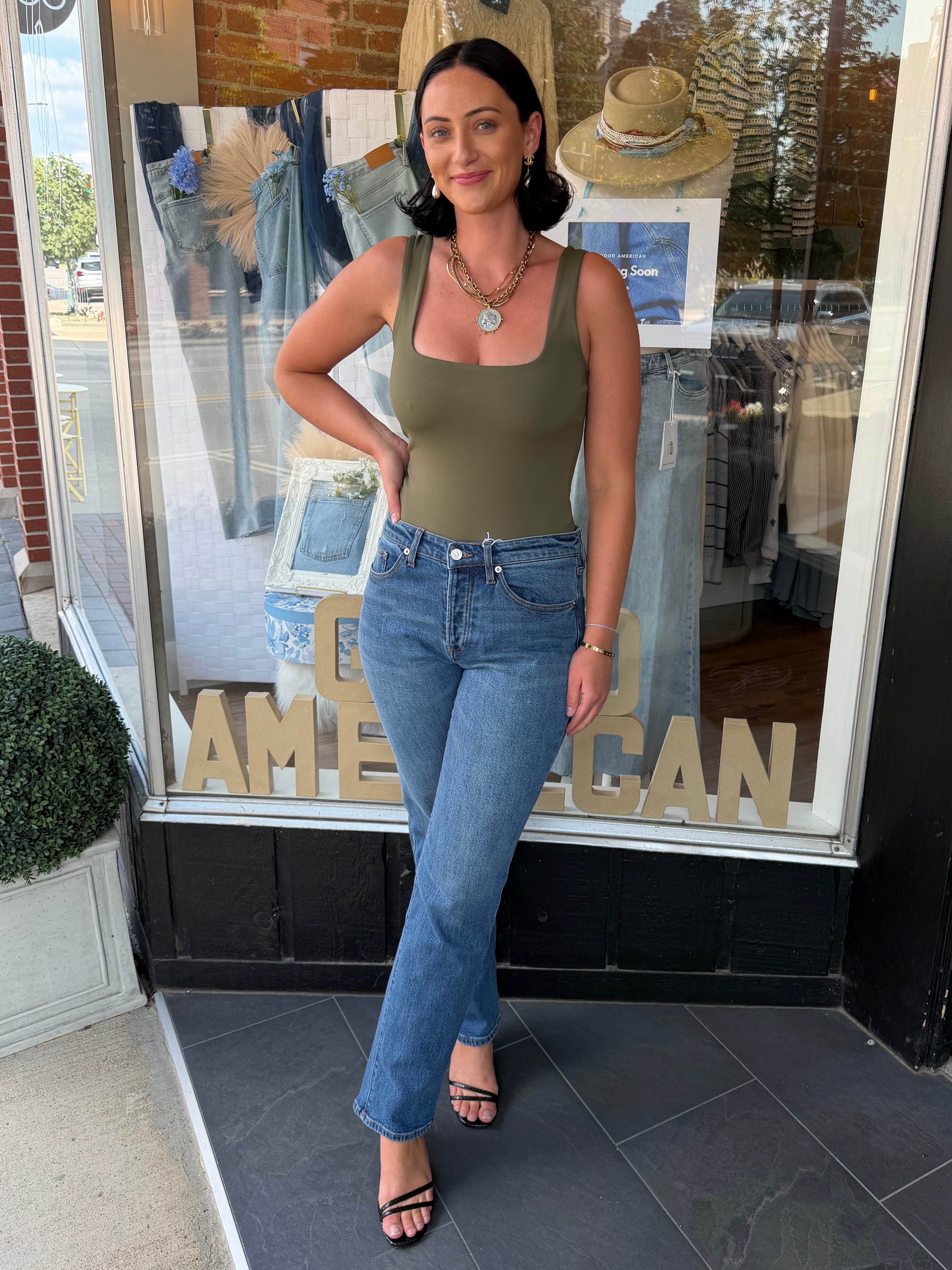Sculpting Modern Bodysuit: Cedarwood